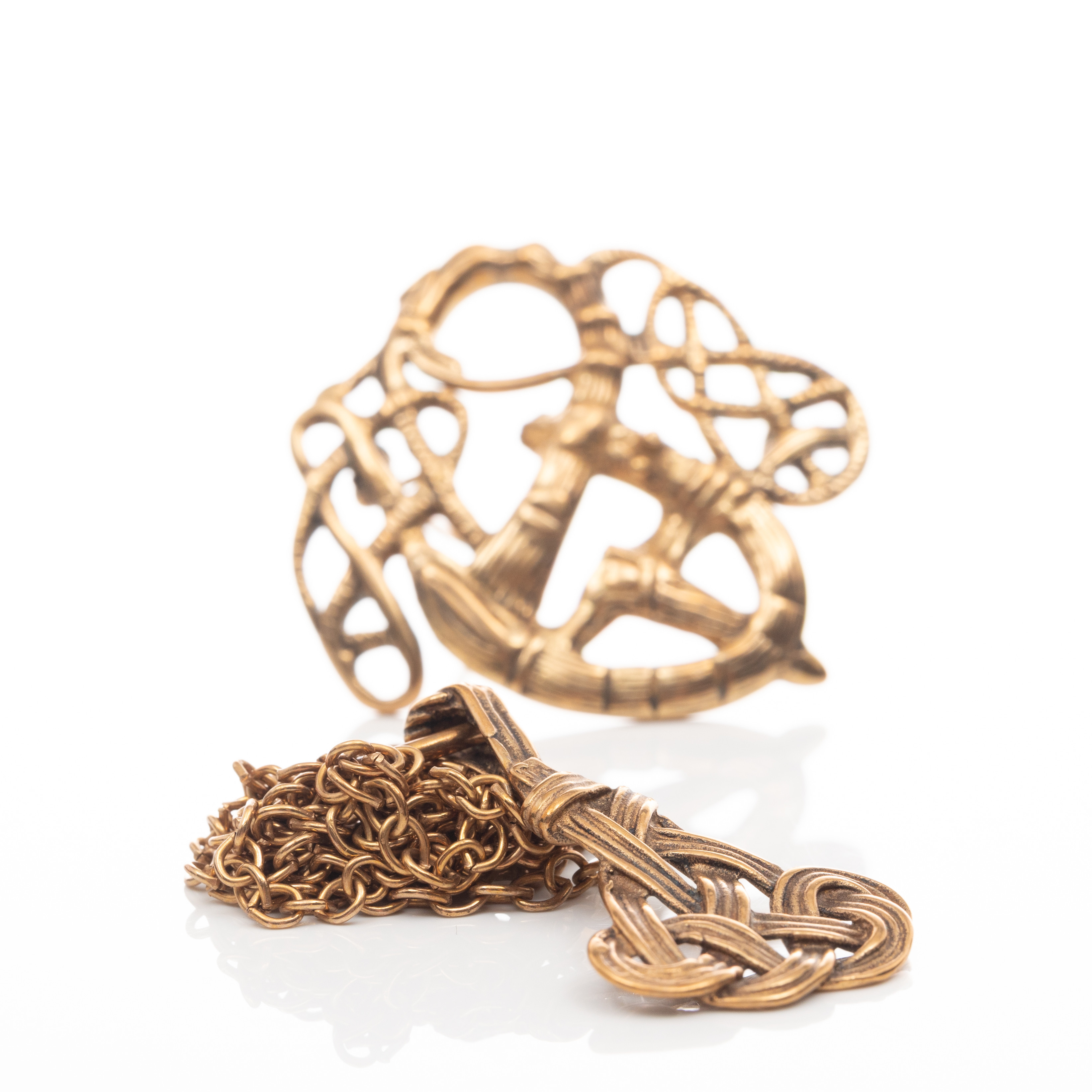 BROSCH & COLLIER, Brons, Museums Kopi Smykker.