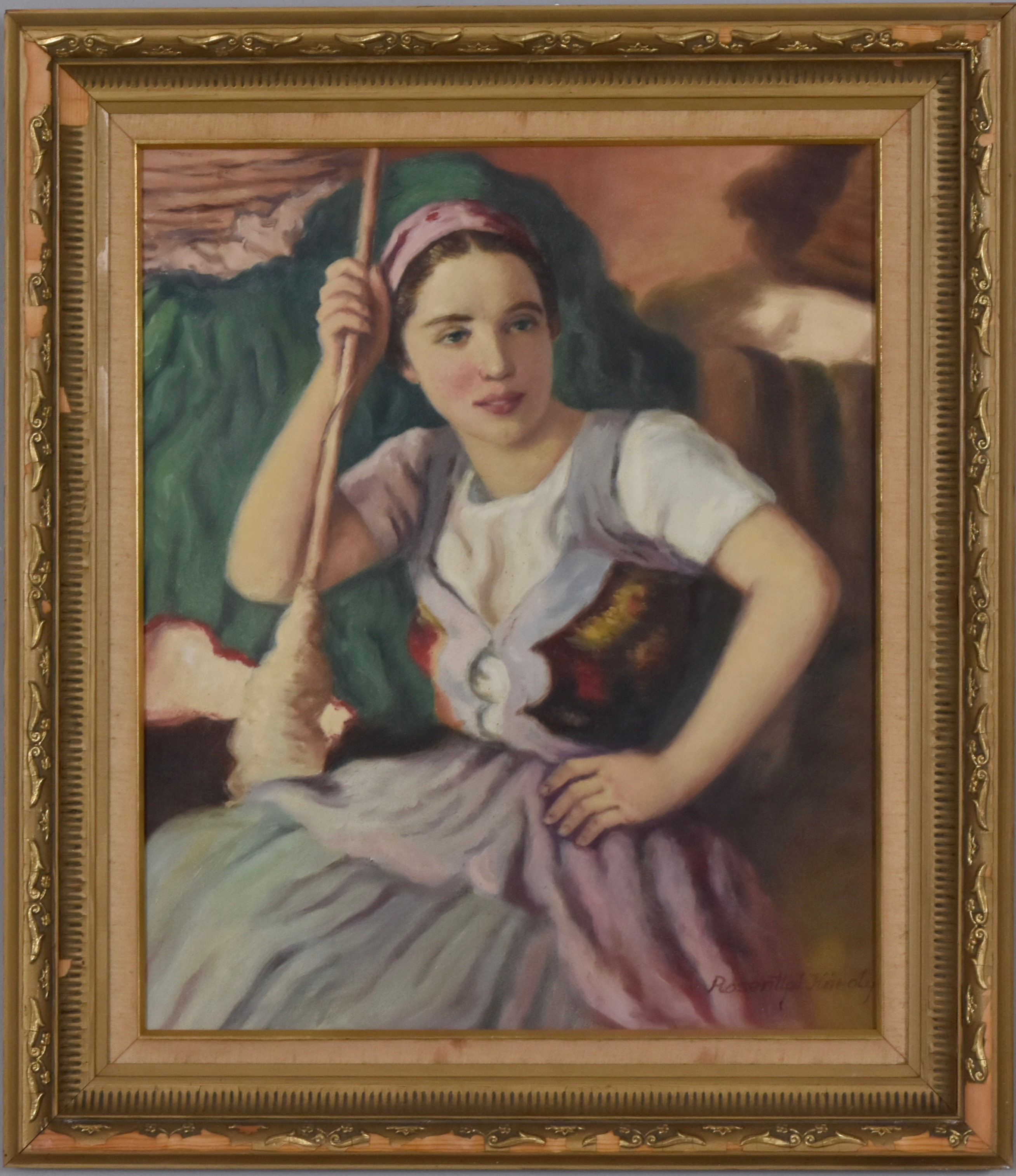 FRITZ ROSENTHAL. Olja på duk.