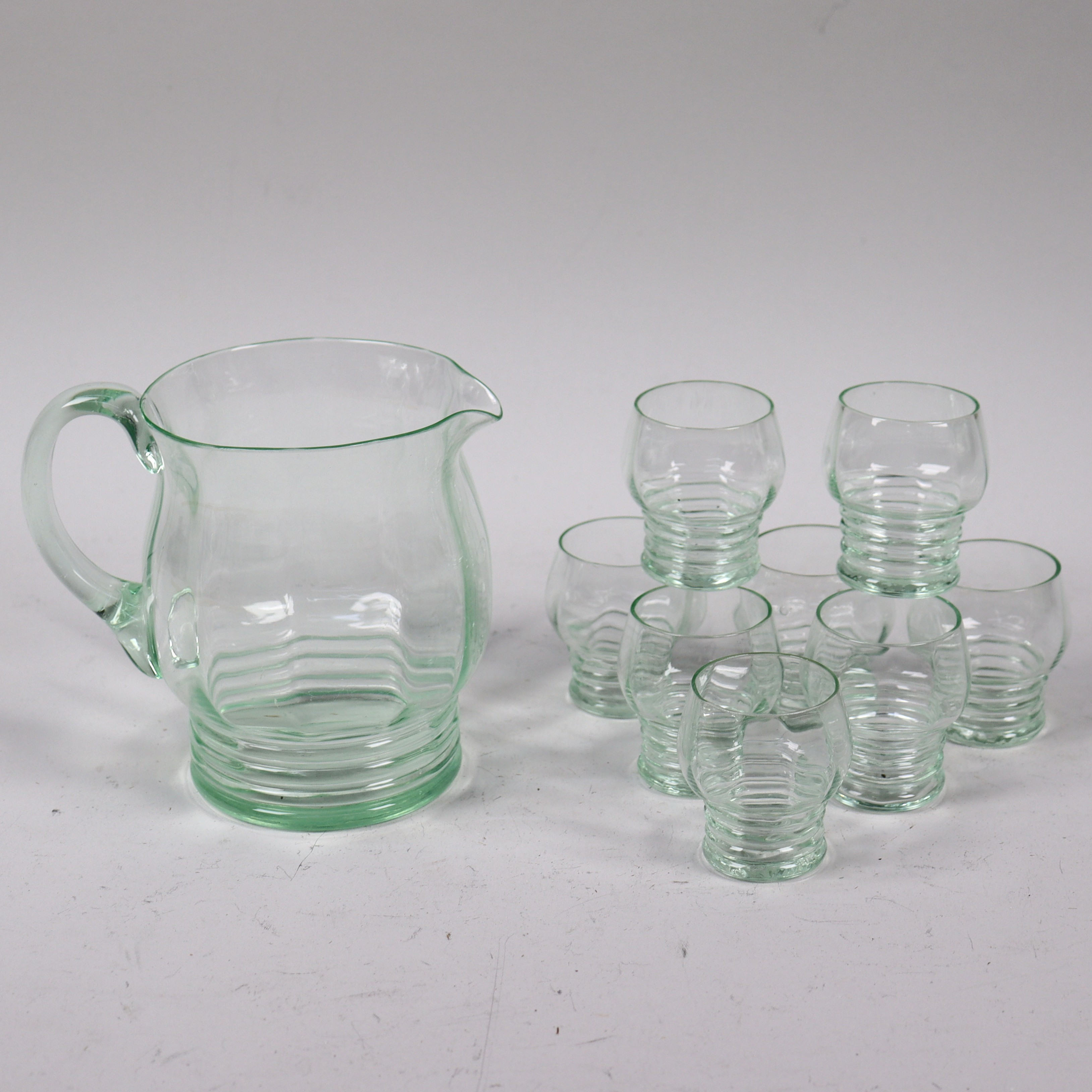 SERVIS, Sandvik, kanna med glas, 9 delar.