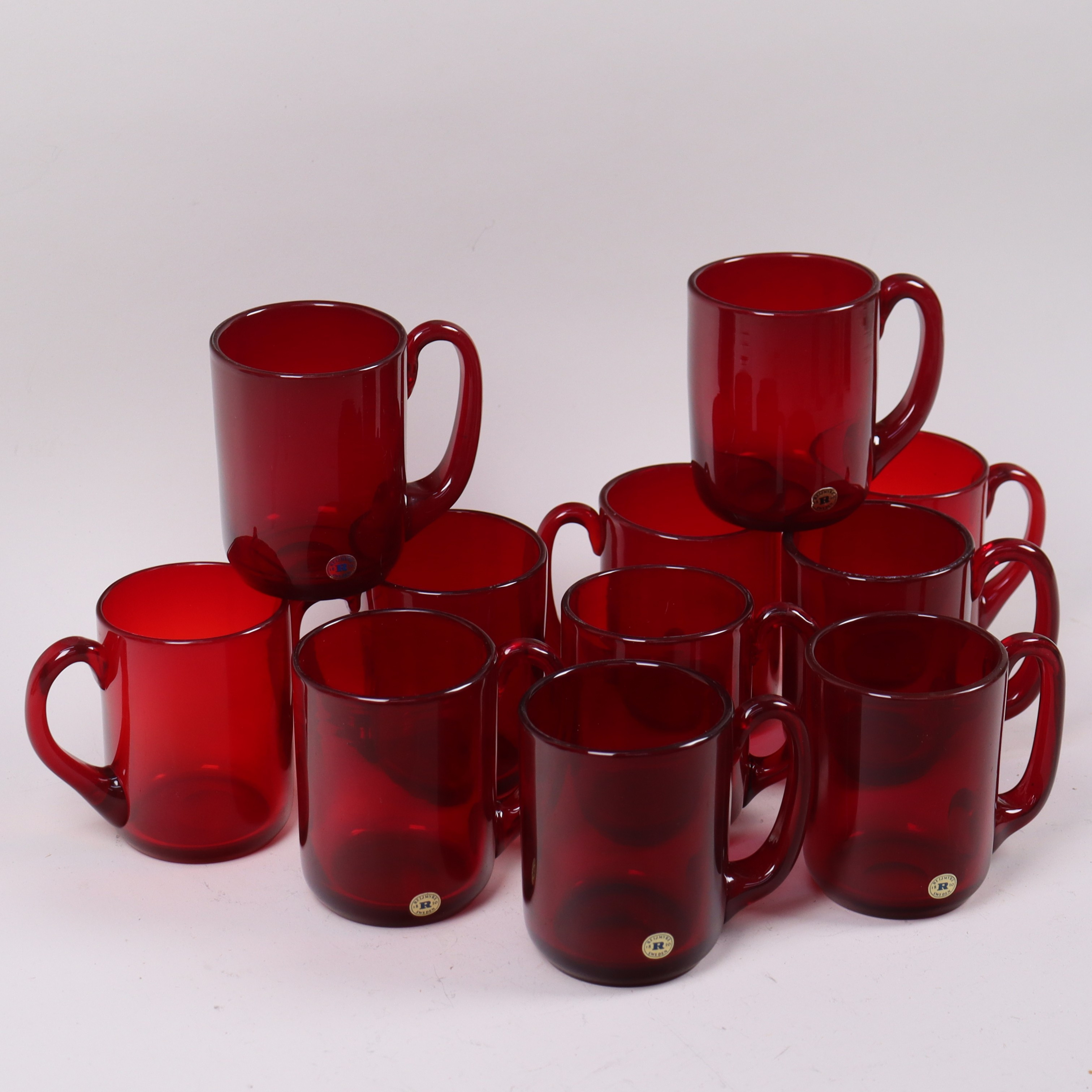 REIJMYRE GLASBRUK, sejdlar i glas, 11 st.