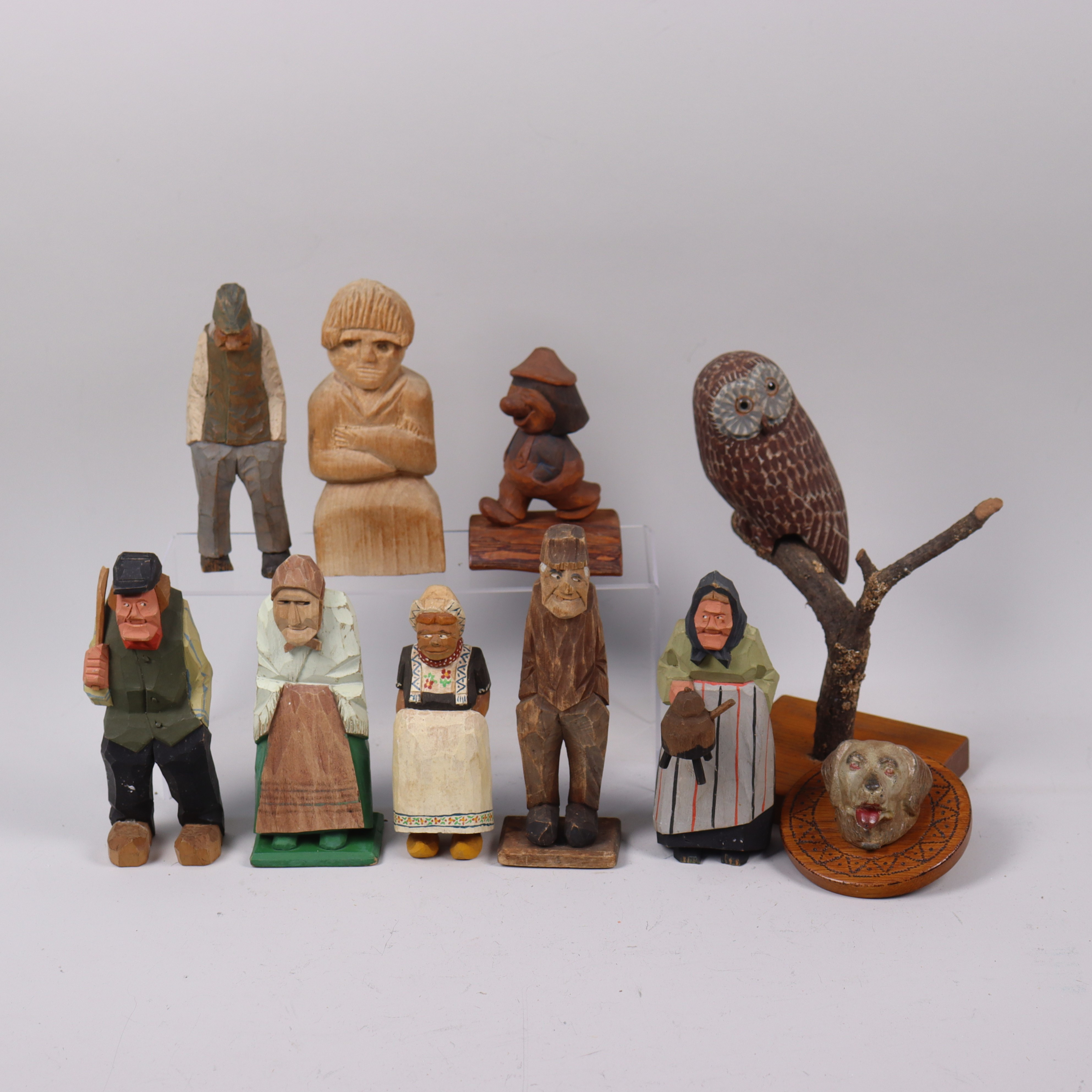 TRÄGUBBAR, Einar Hansson, Gunnarsson, Trygg mm, 1900-tal, 10 st.