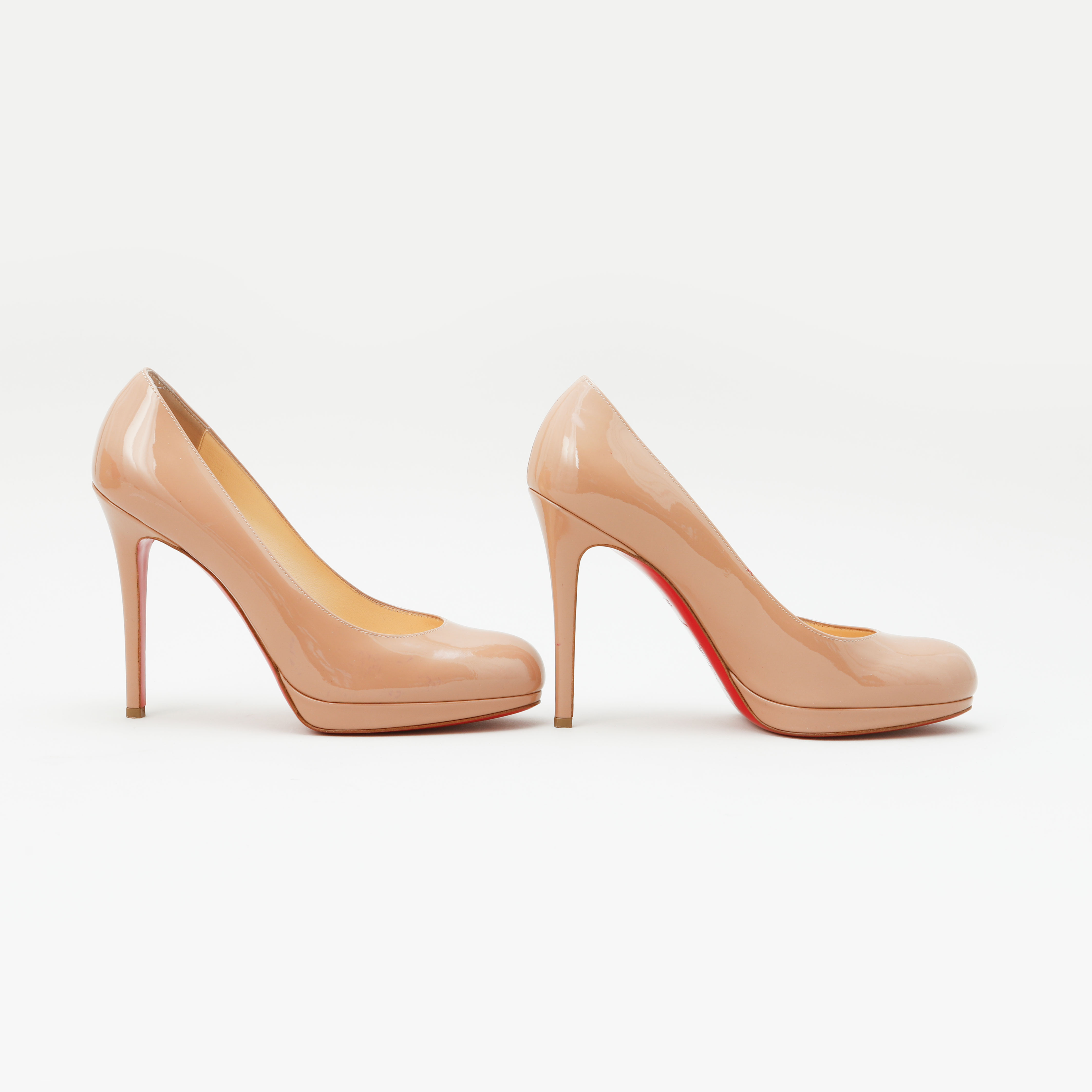 PUMPS, Christian Louboutin, "New simple pump", Made in Italy, storlek 37 1/2.