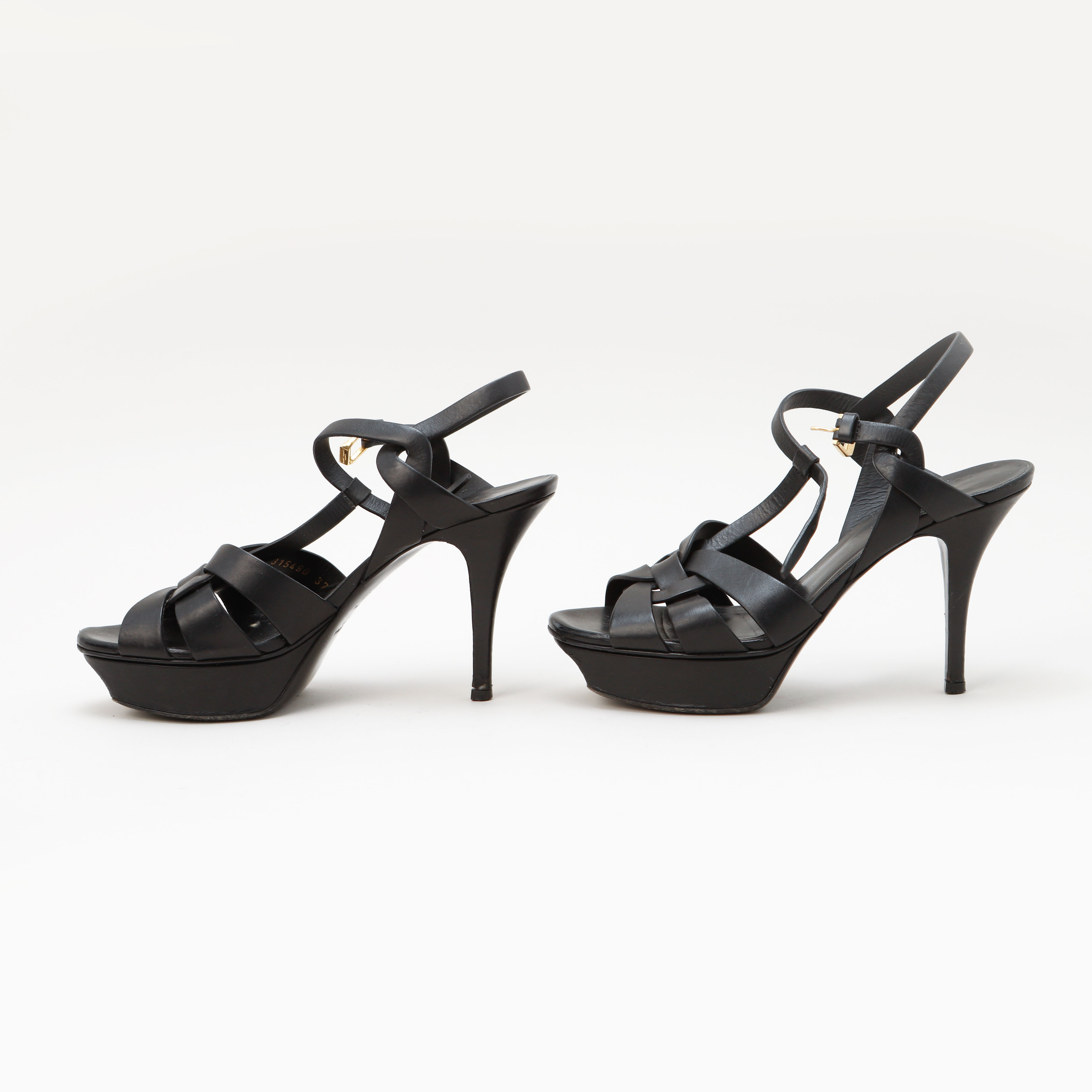 HÖGKLACKADE SKOR, Yves Saint Laurent, "Tribute Eco Sandal", Made in Italy, storlek 37.