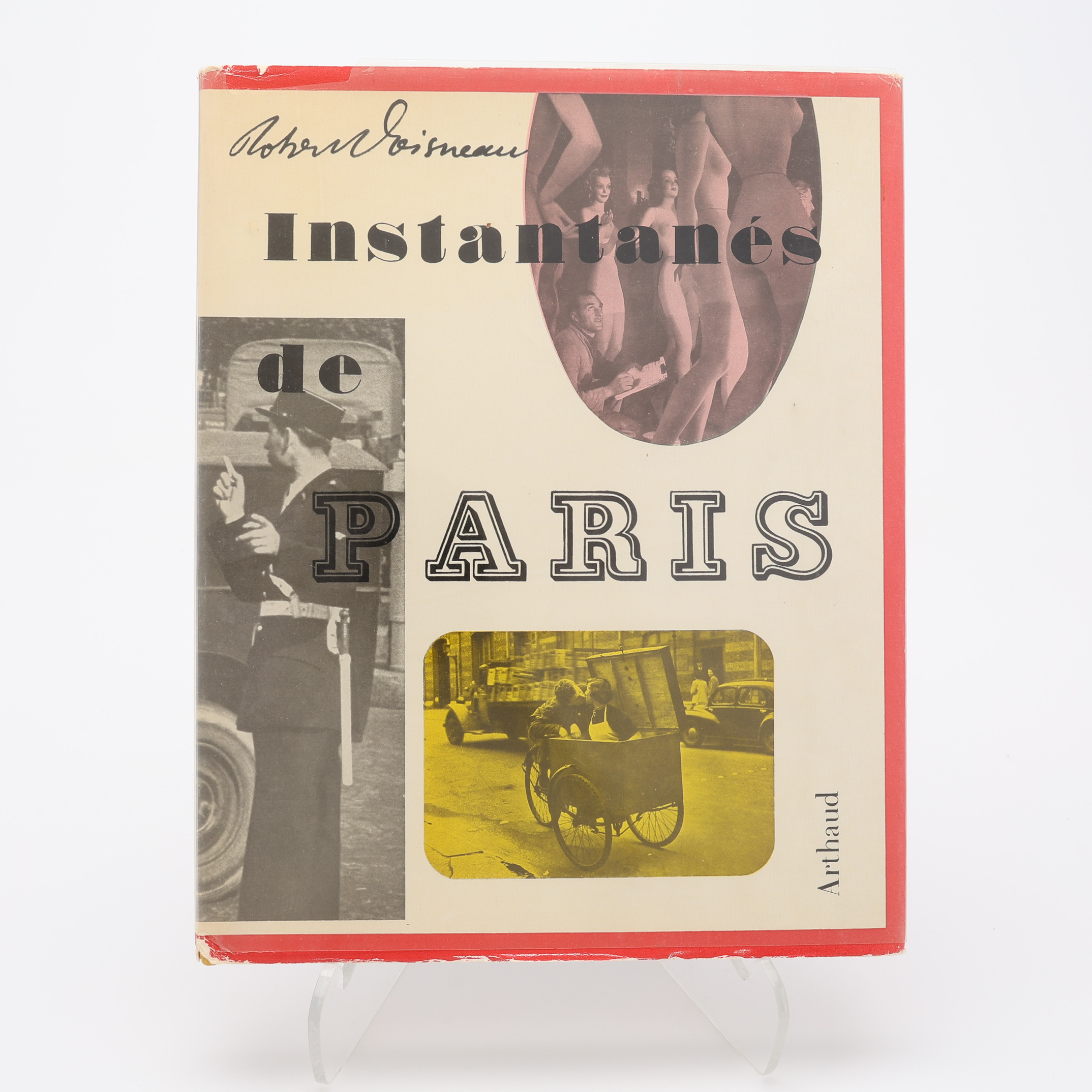 FOTO. DEN FRANSKE FOTOGRAFEN ROBERT DOISNEAUS "INSTANTANÉS DE PARIS" I FÖRSTA UPPLAGAN, 1955.