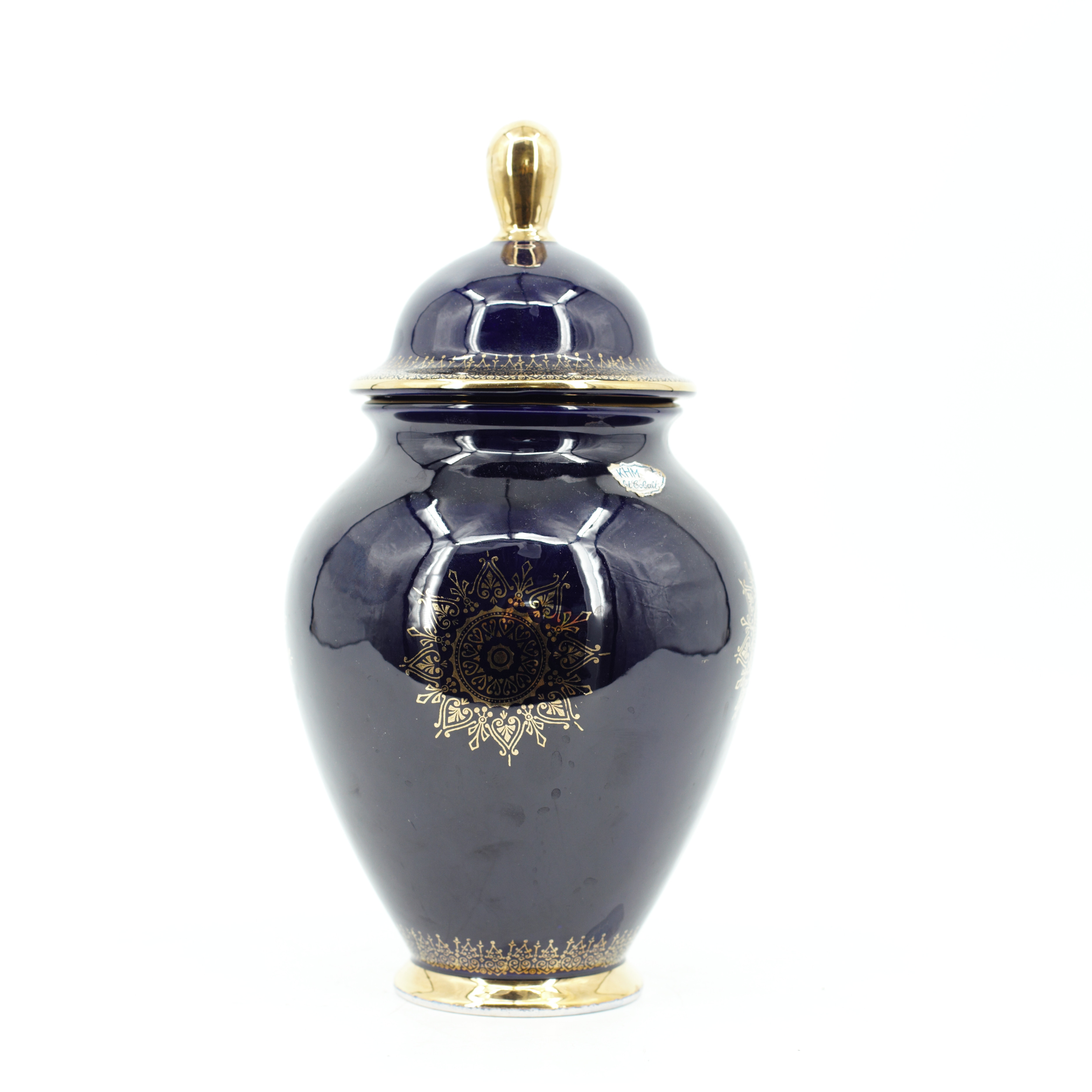LOCKURNA, kobolt med gulddekor, KHM, Bavaria, Tyskland.
