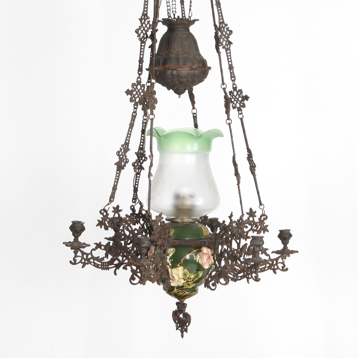 LJUSKRONA, majolika, Sverige 18/1900-tal.