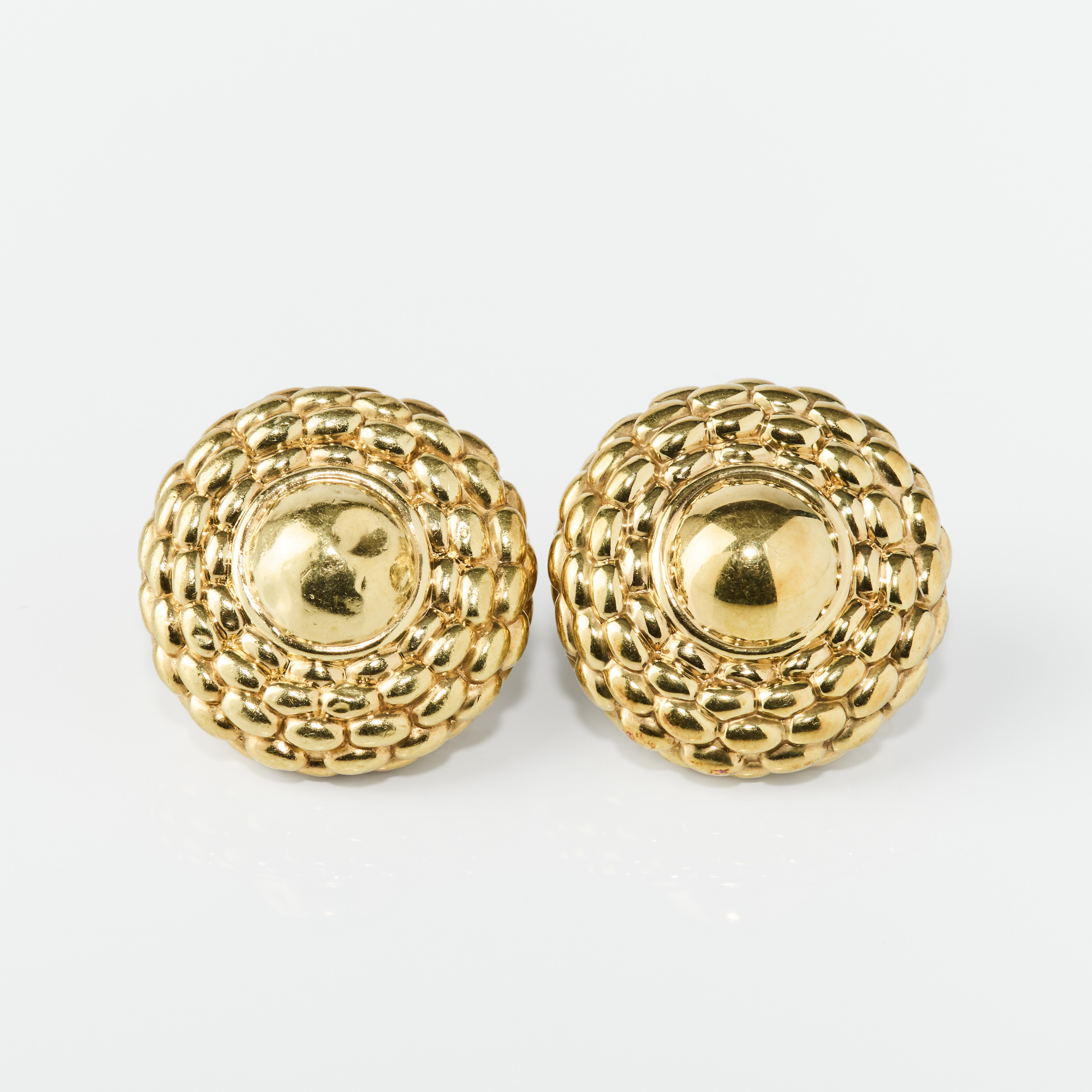 ÖRHÄNGEN, ett par, 18K guld, Fope, Italien 1980-tal.