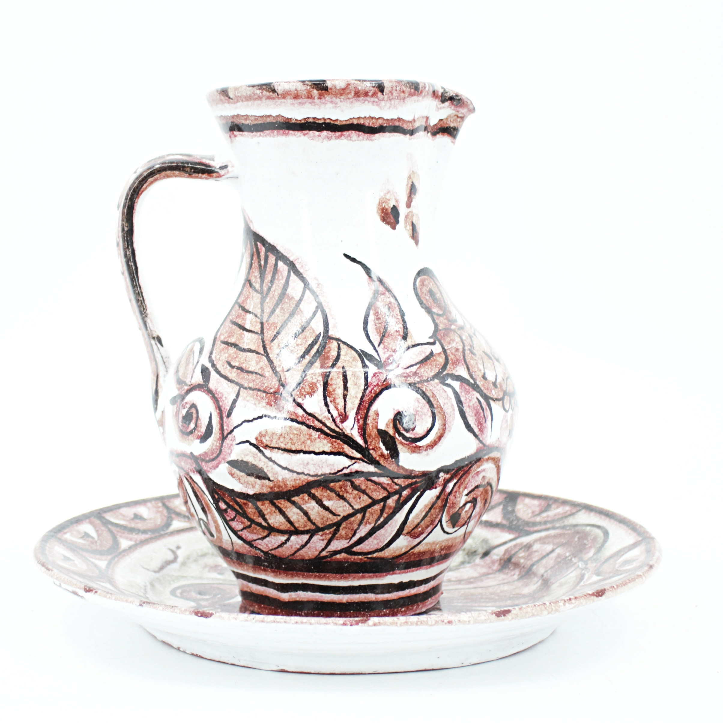 KANNA och FAT, glaserad bemålad keramik, troligen Portugal.