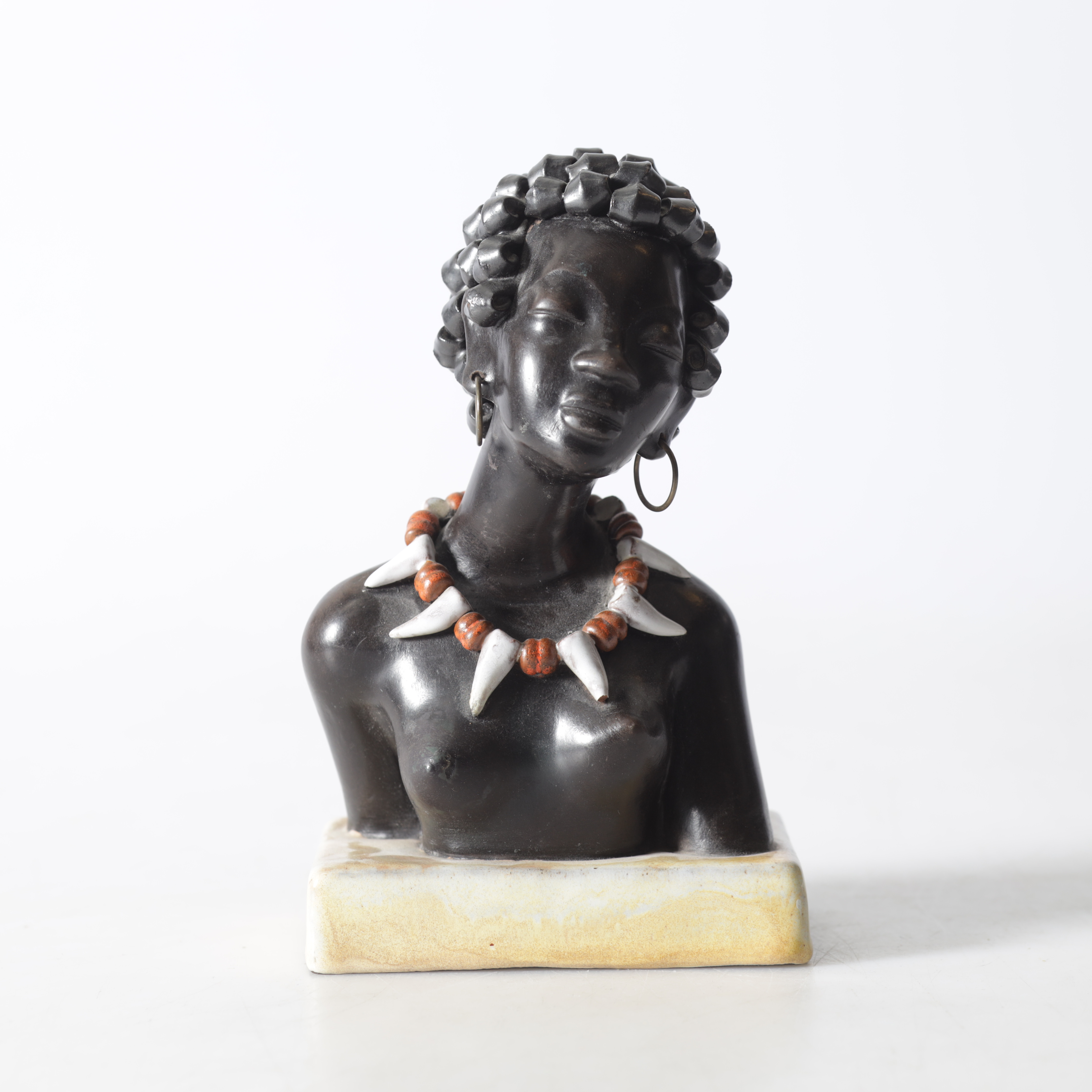 FIGURIN, keramik, Anzengruber, Keramik, Wien, Österrike, 1900-tal.