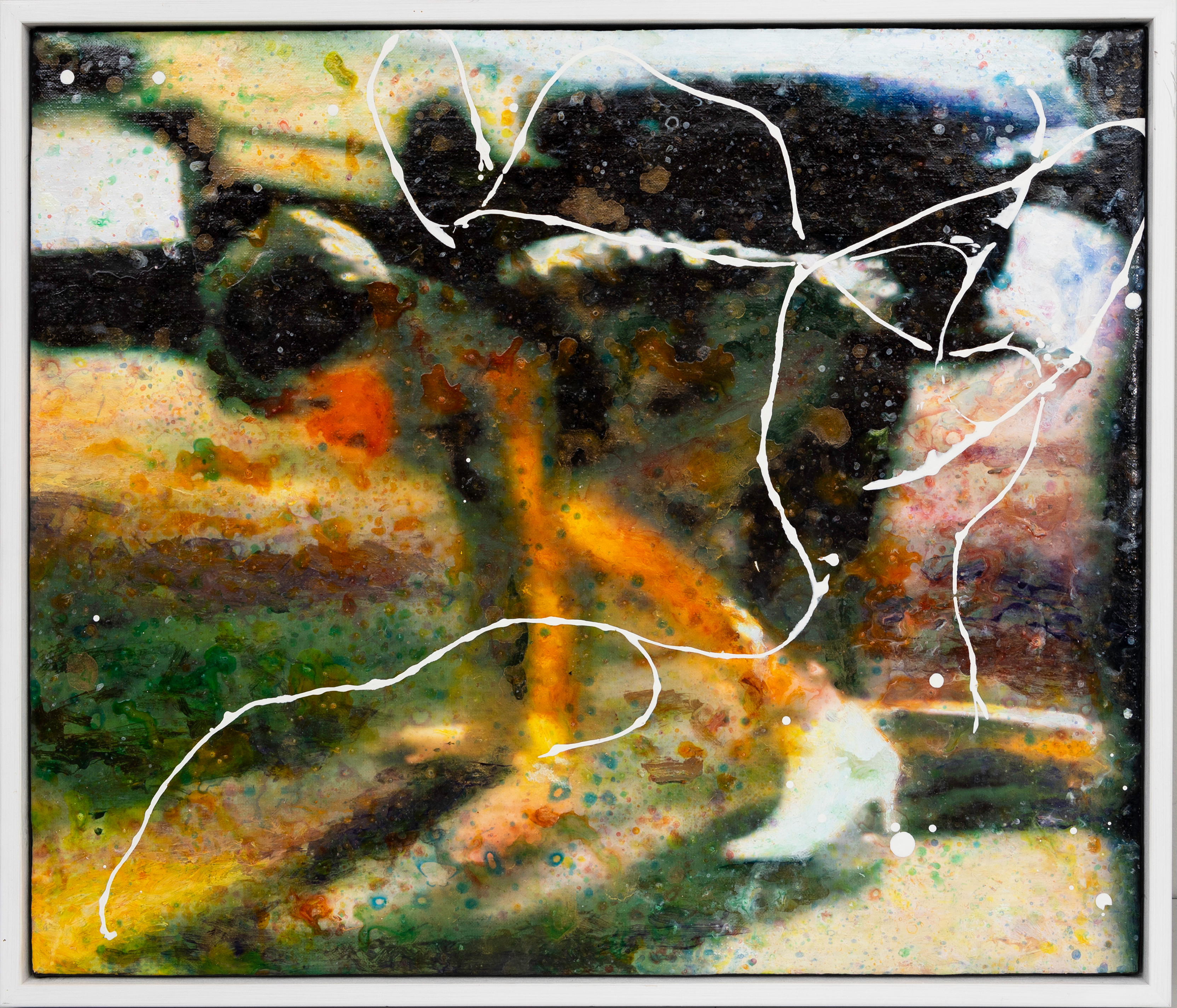 MAX MIKAEL BOOK ( 1953-). "Vackla", olja på duk, signerad à tergo och daterad, 2004.