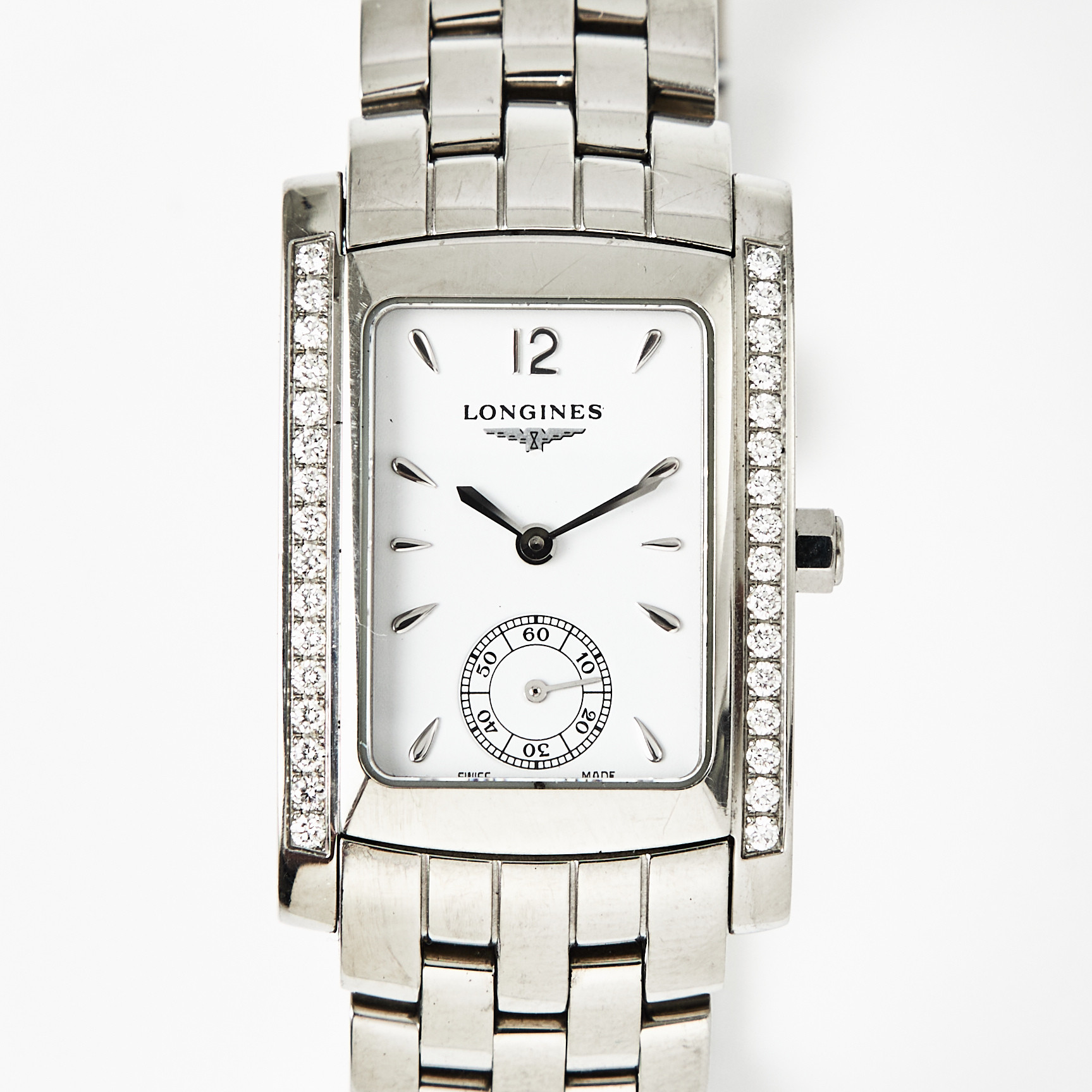 LONGINES, Dolce Vita, armbandsur, 22,5 x 27 (33,5) mm, stål, ca 2005.