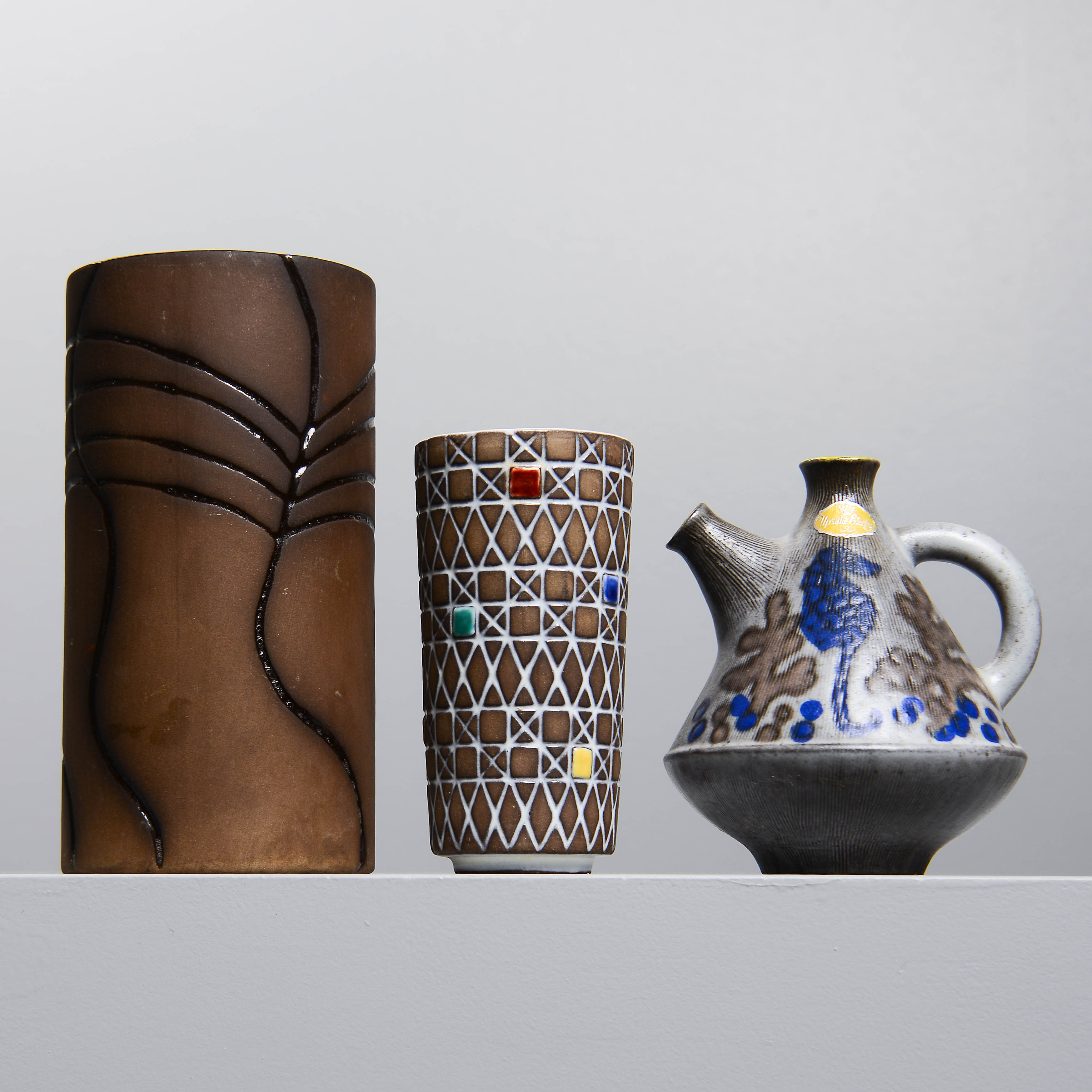 UPSALA-EKEBY, 3 delar, Ingrid Atterberg, Hjördis Oldfors & Eva Fahlcrantz.