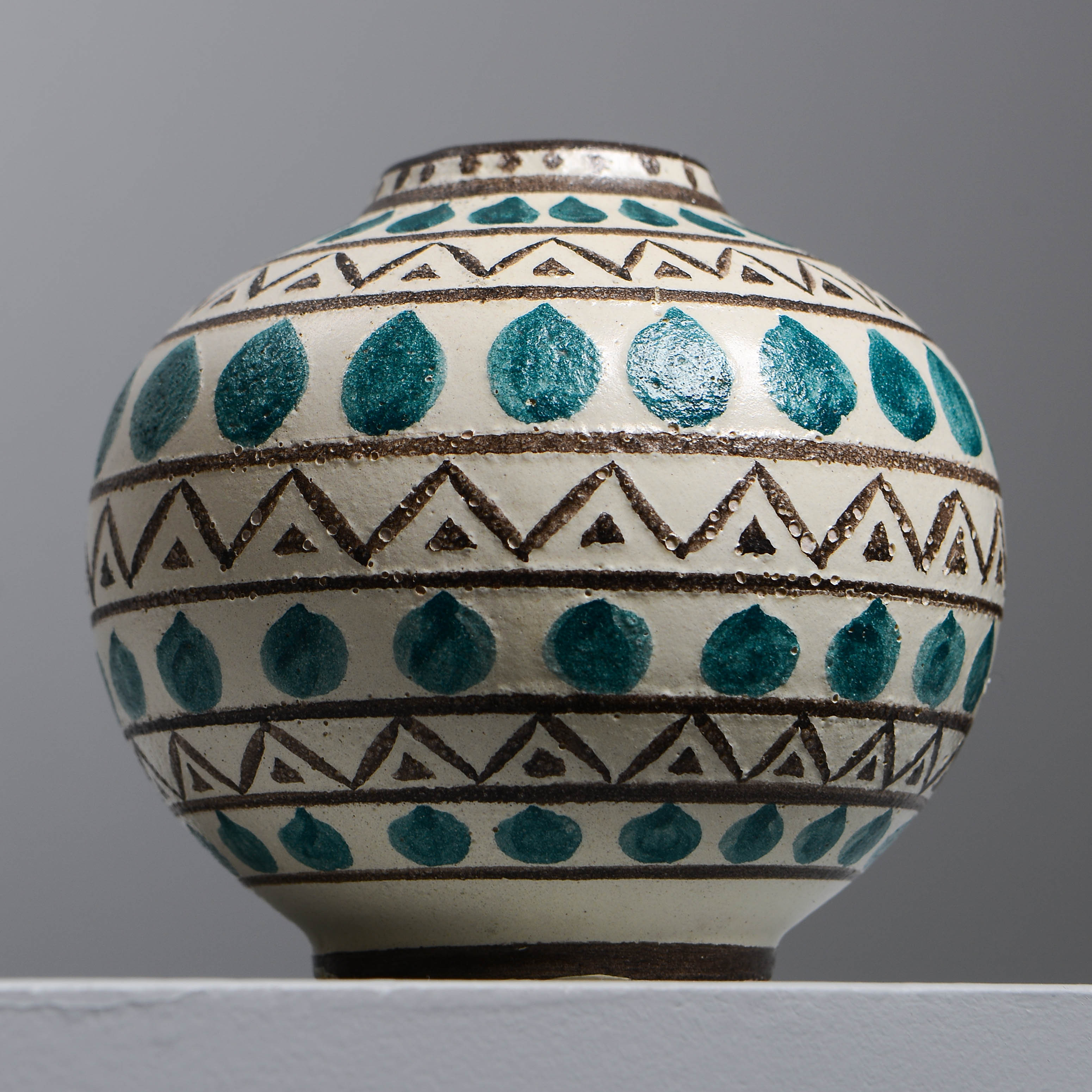 ANNA-LISA THOMSON. Vas, unikat, Upsala-Ekeby, 1940-tal.