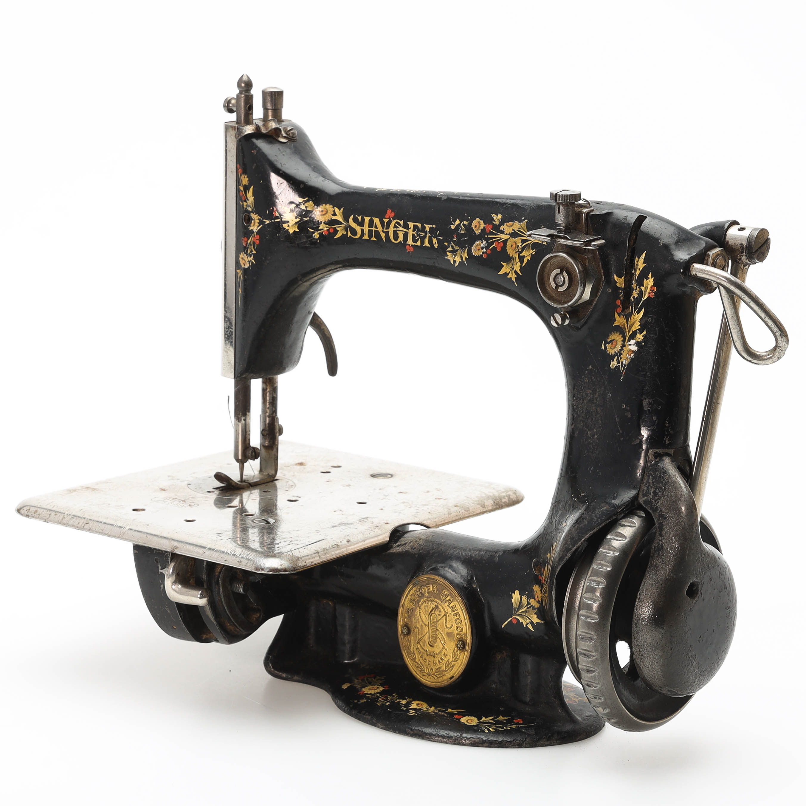 SYMASKIN, Singer, handdriven, serienummer H1402643 1800-tal.