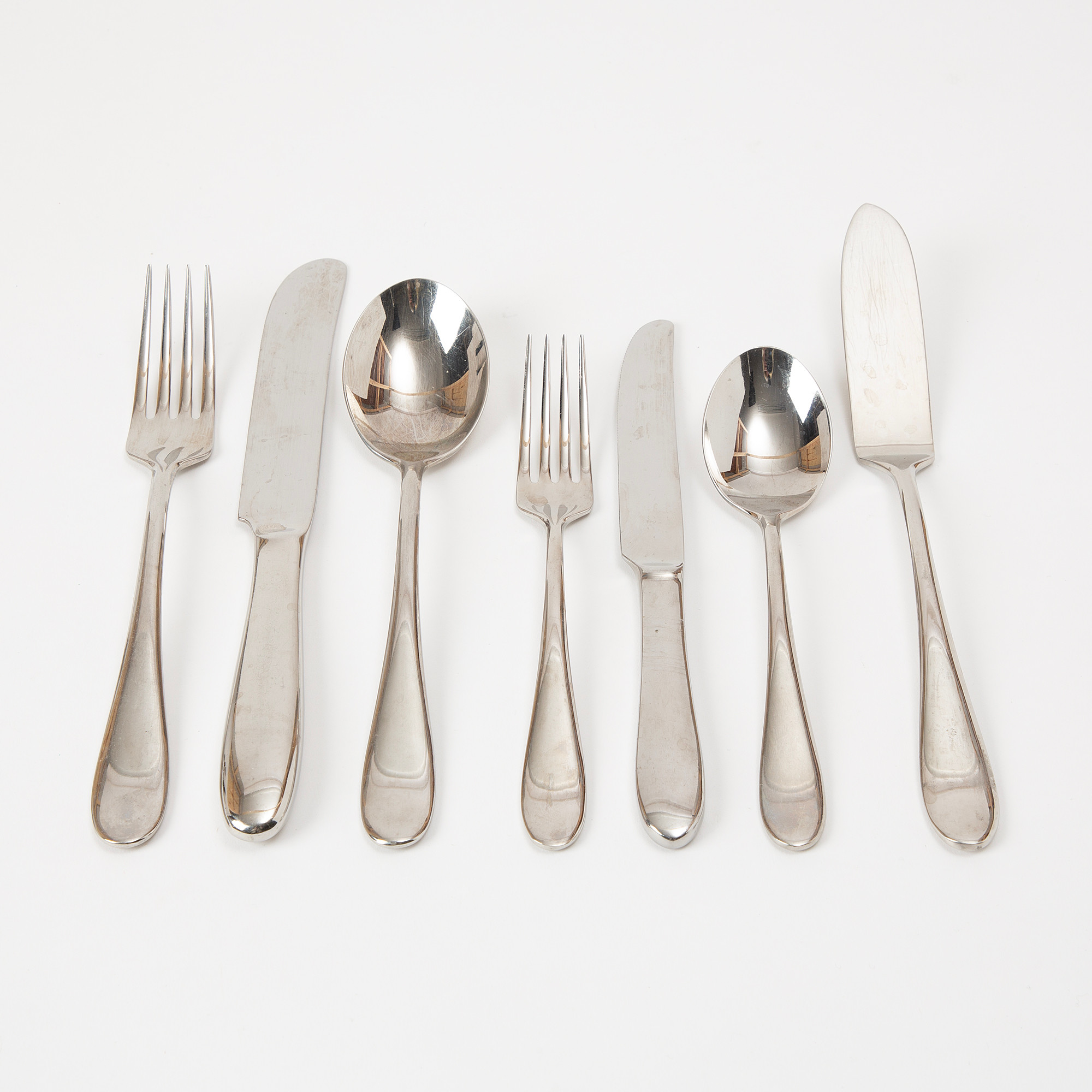 SIGNE PERSSON-MELIN. Bestickservis, 47 delar, "Gourmet", rostfritt stål, Boda Nova.
