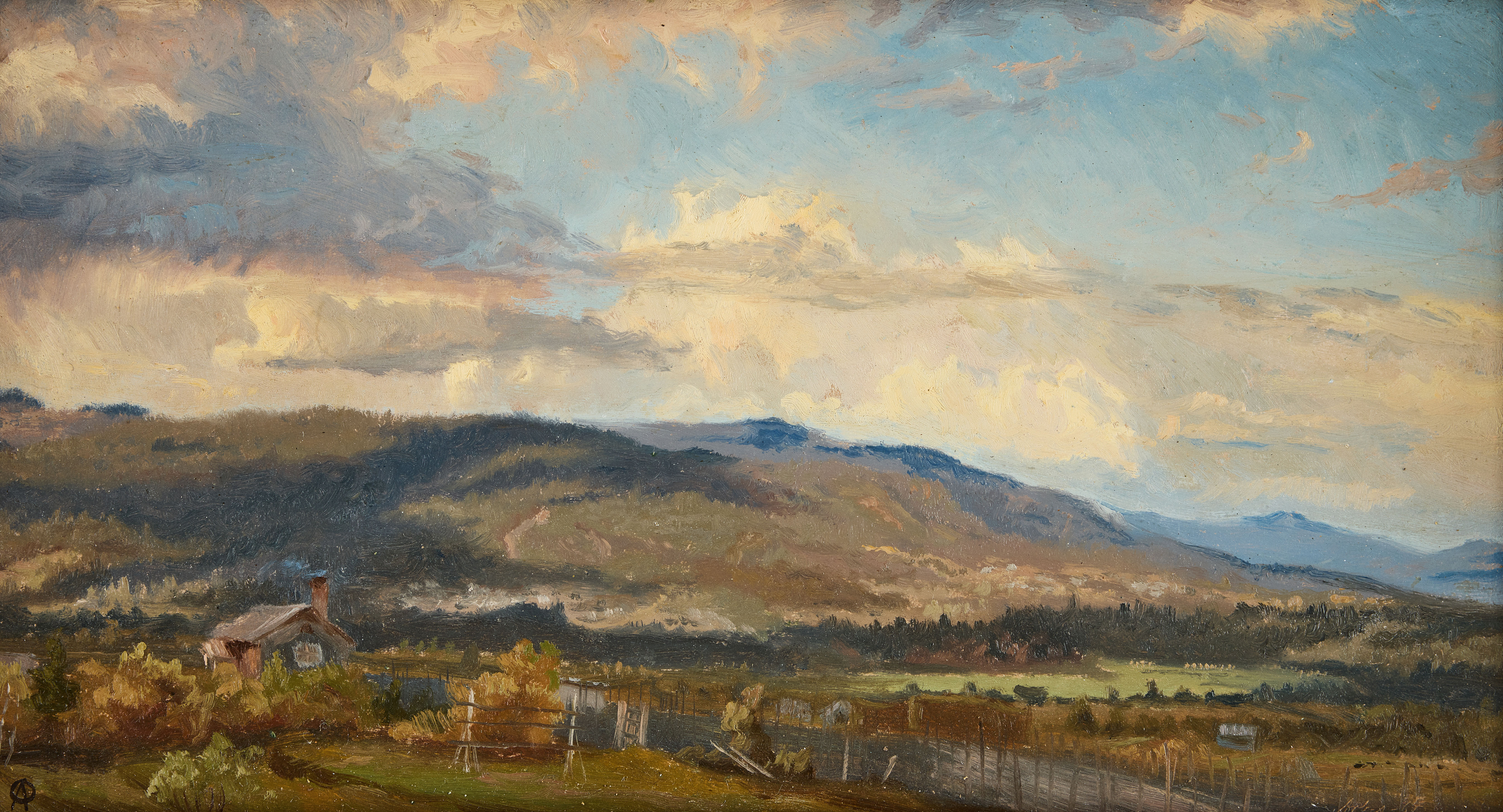 OLOF ARBORELIUS. Gård i Dalarna.