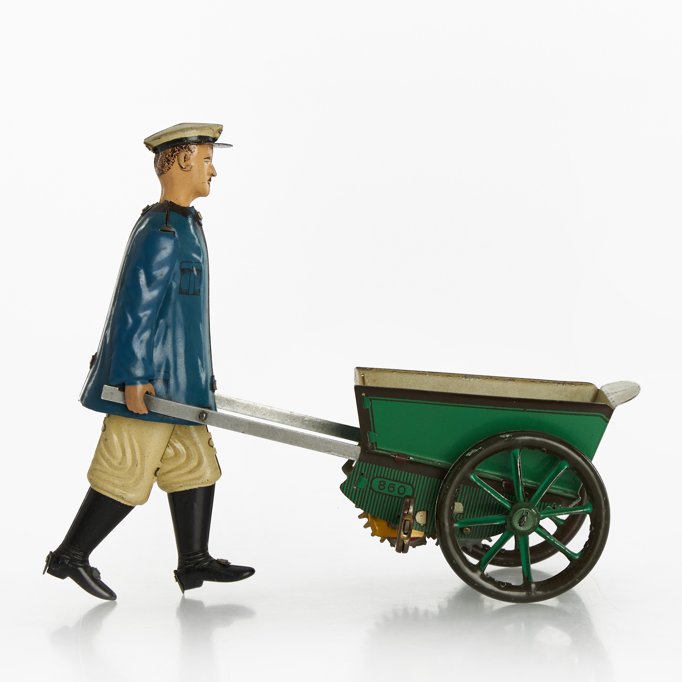 LEHMANN, "Tap-Tap", nr 860, Tyskland, tidigt 1900-tal, litograferad plåt, urverk.