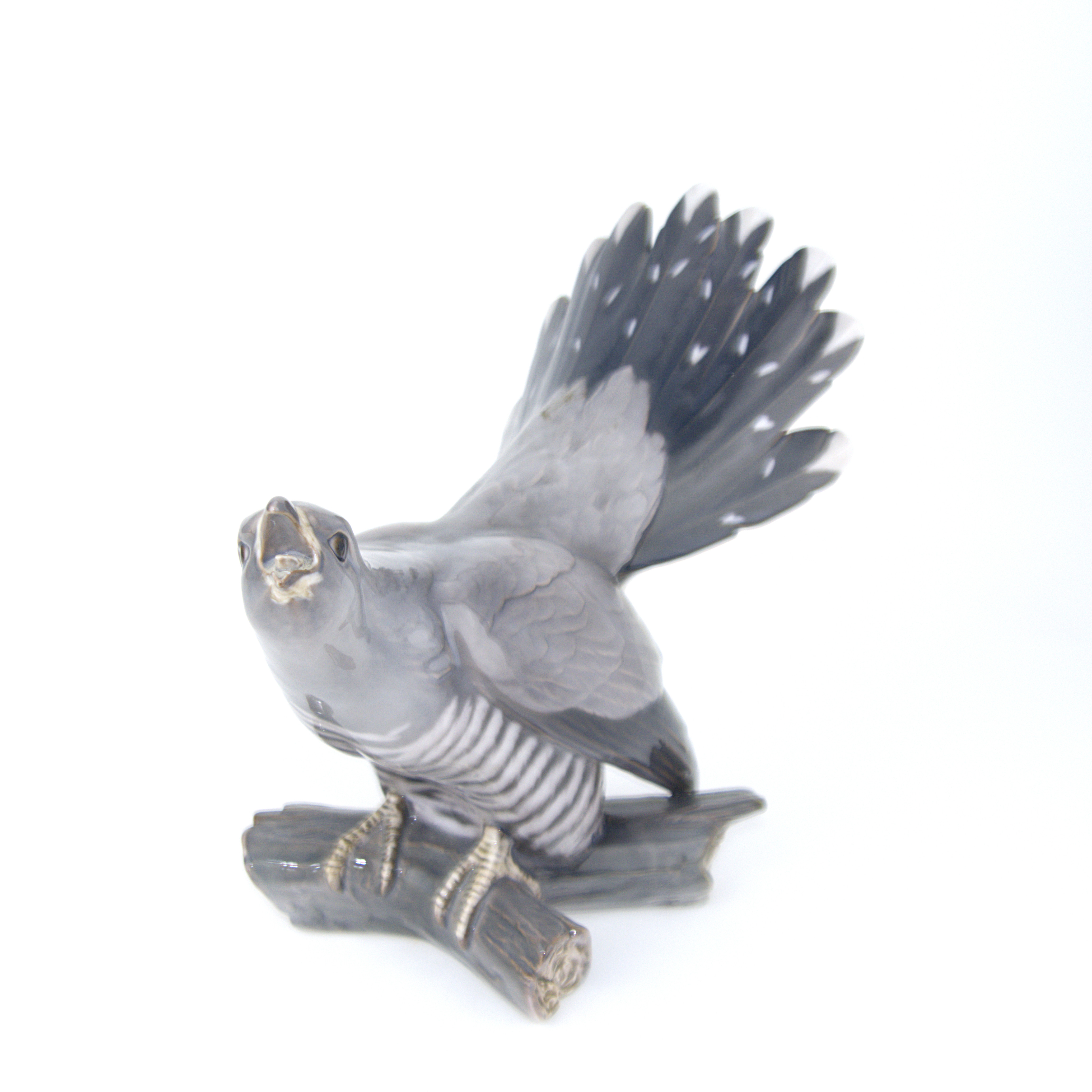 DAHL JENSEN. Figurin, gök, porslin, märkt 1770, Bing & Gröndal, Danmark.