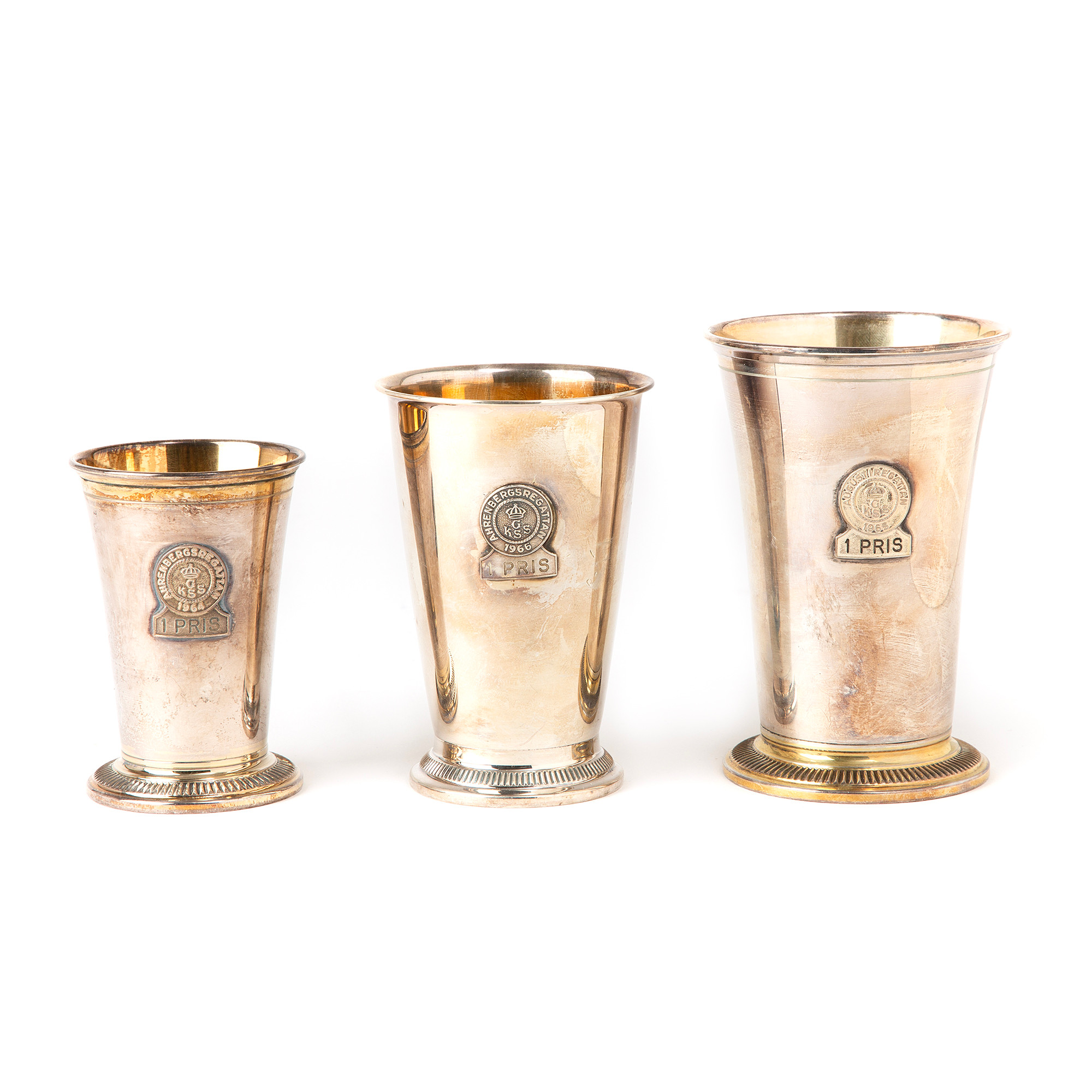 POKALER, 3 st, silver.