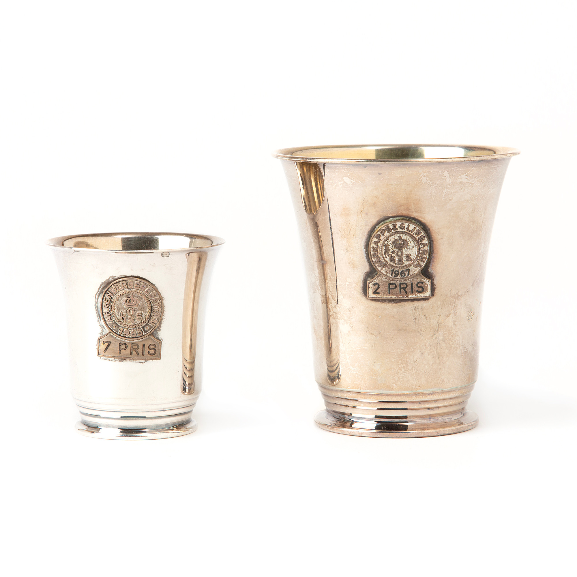 POKALER, 2 st, silver.