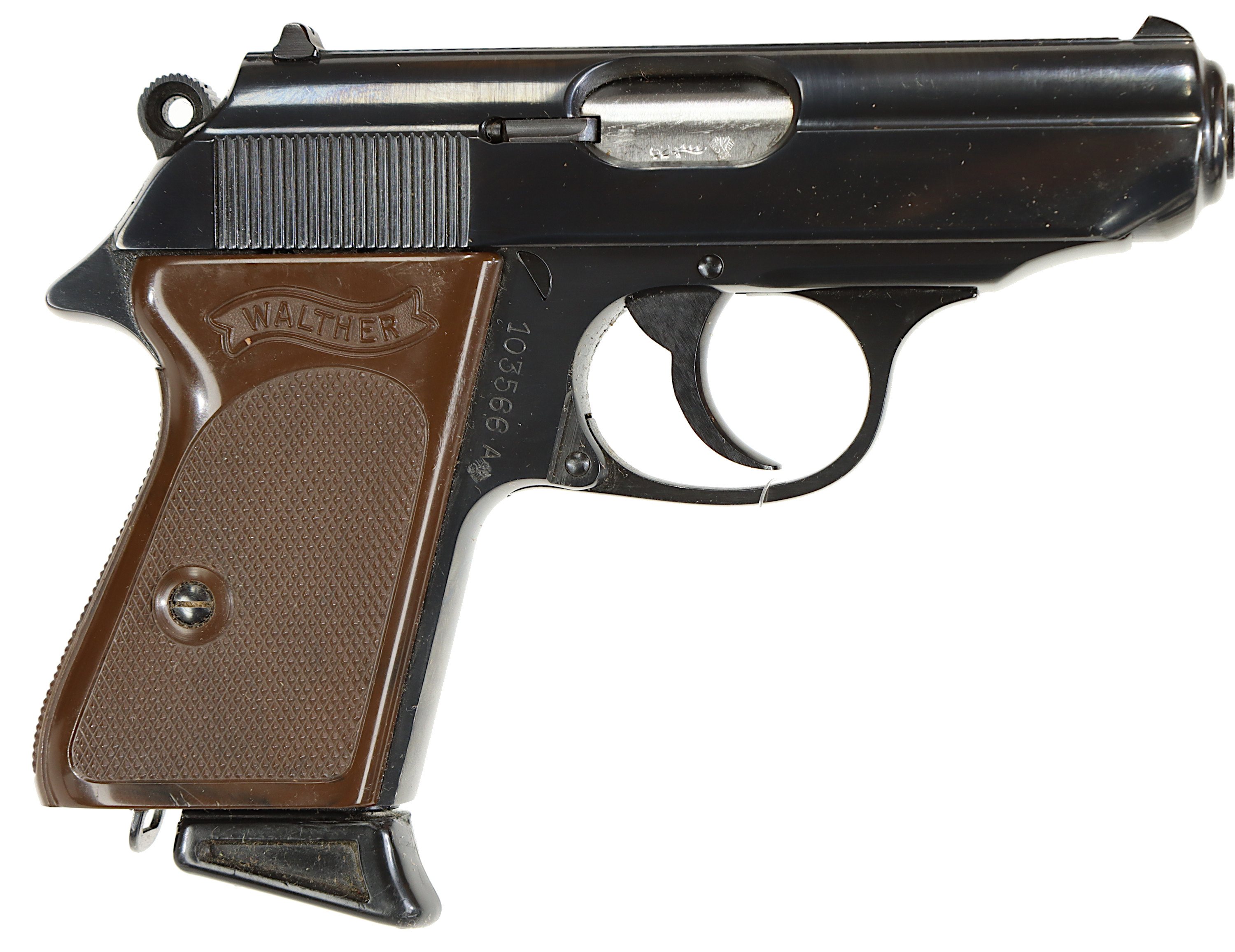 PISTOL, fabrikat Walther Ulm, modell PPK, kaliber .380 ACP, tillv.nr 103566A.