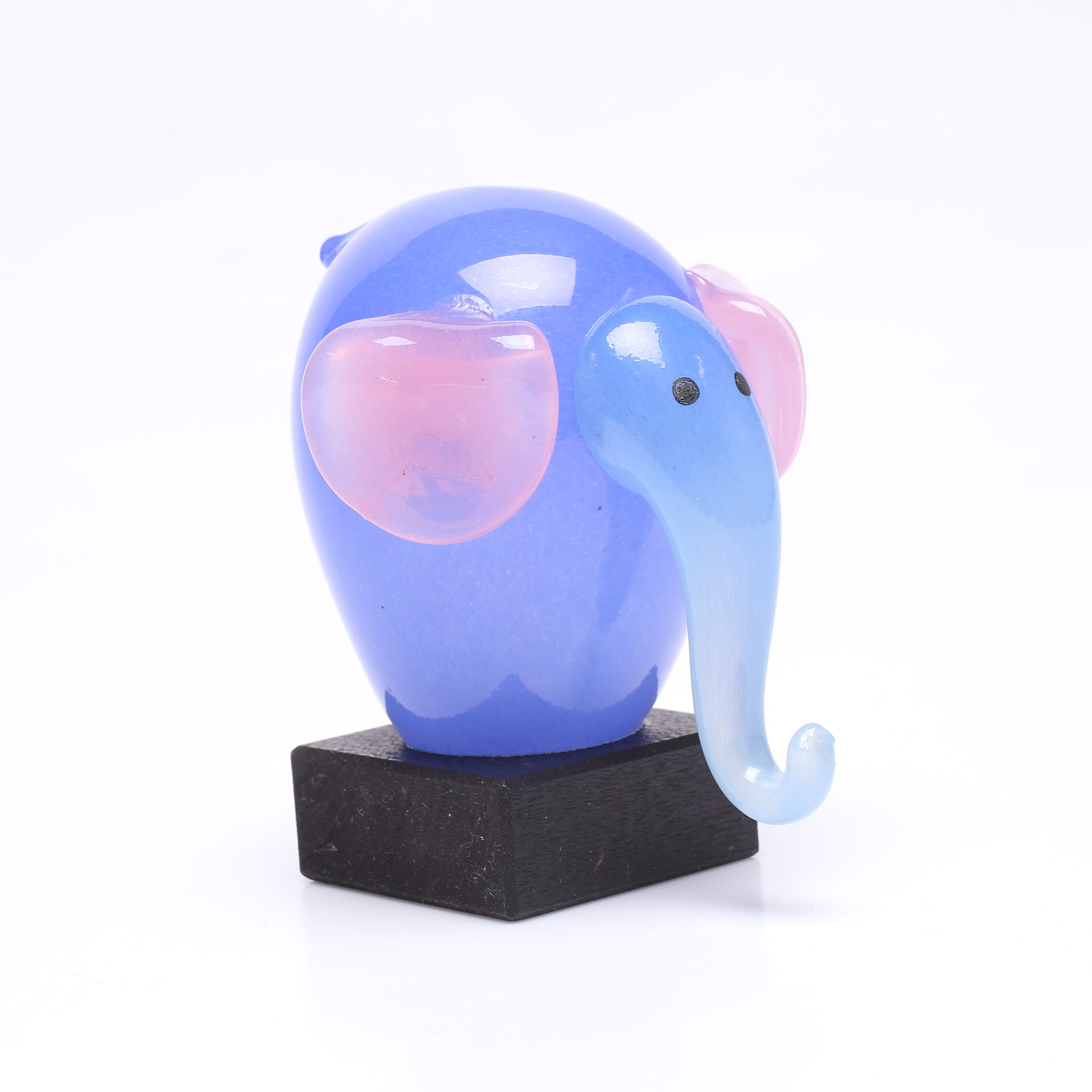 EVA-LENA MARTINSSON. Figurin, konstglas, Elefant Skruf.