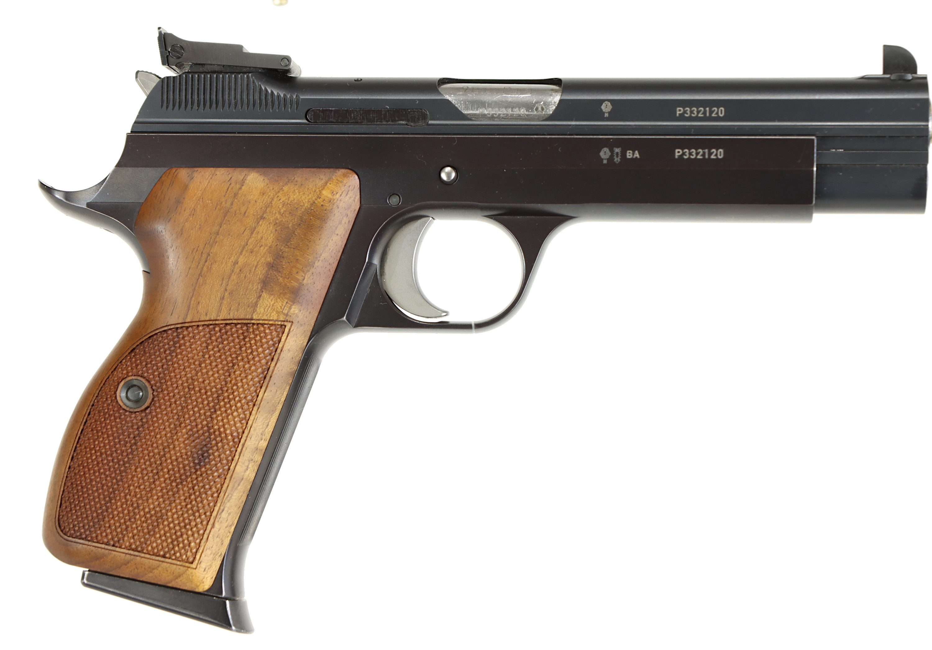 PISTOL, fabrikat Sig-Sauer, modell P210, kaliber 9x19, tillv.nr P332120, se-nr SE2280825.