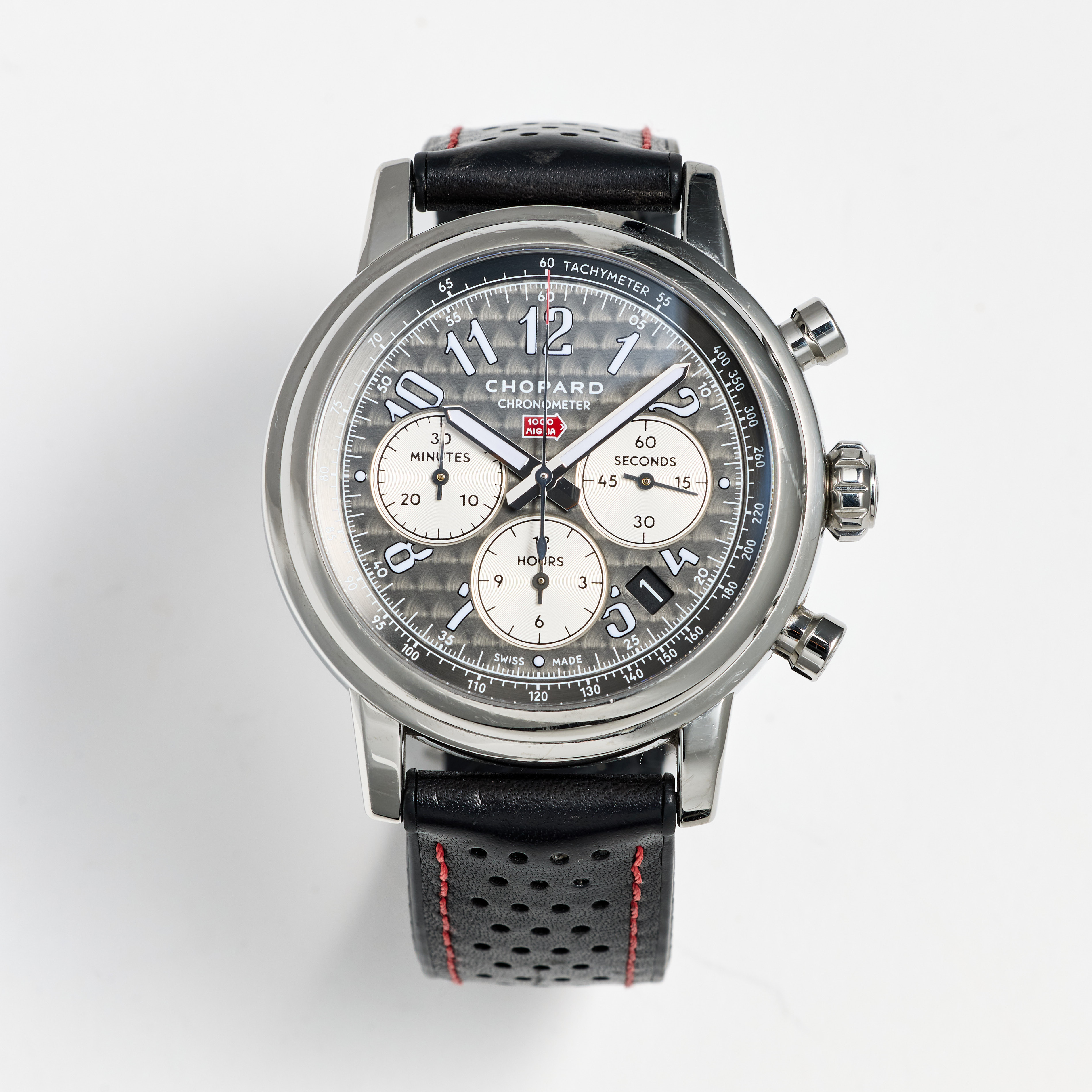CHOPARD, Mille Miglia, "30 Anniversary", Classic Racing, Chronometer, kronograf, armbandsur, 42 mm, stål, certifikat, september 2023.