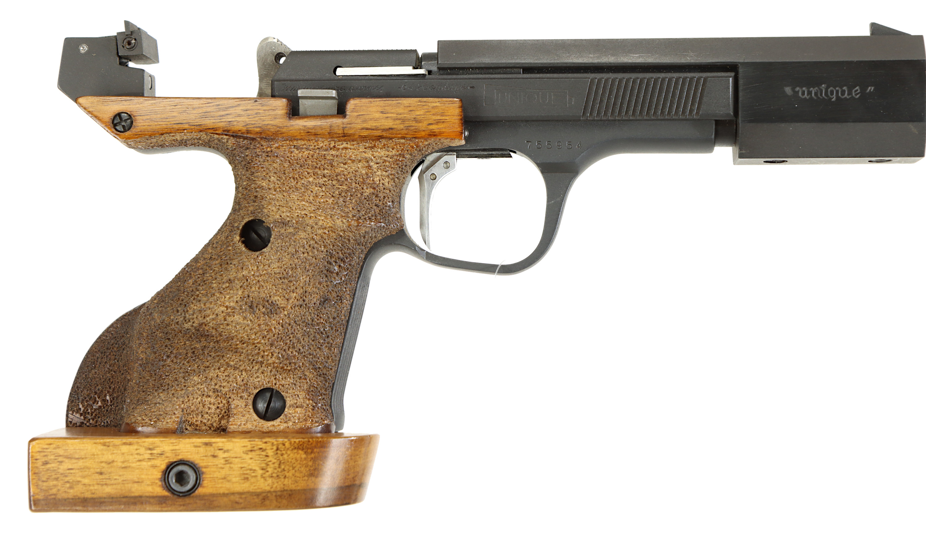 PISTOL, fabrikat Unique, modell DES 69, kaliber .22lr, tillv.nr 755954.