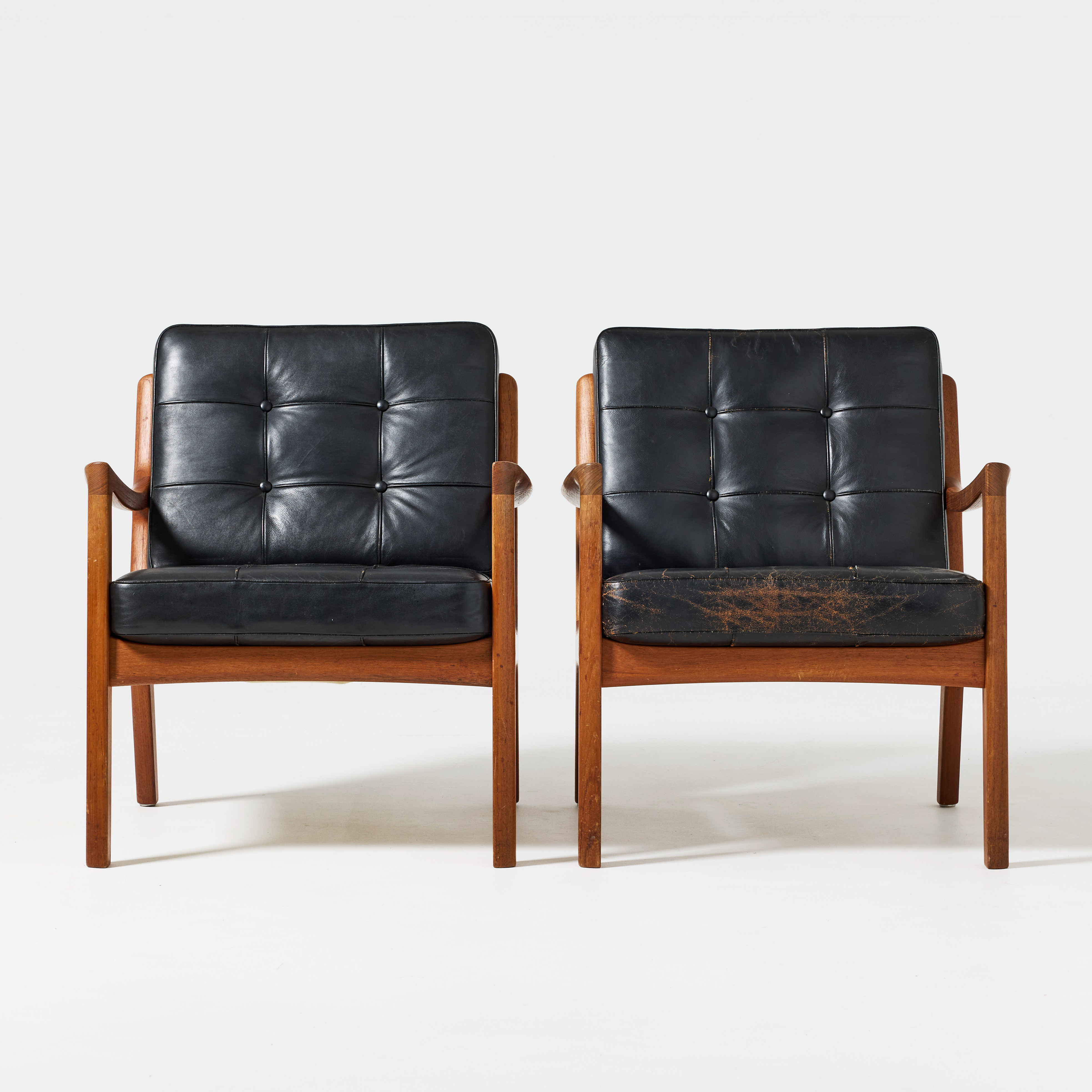 OLE WANSCHER. "Senator", fåtöljer, ett par, France & Son, Danmark, 1960-tal, teak.