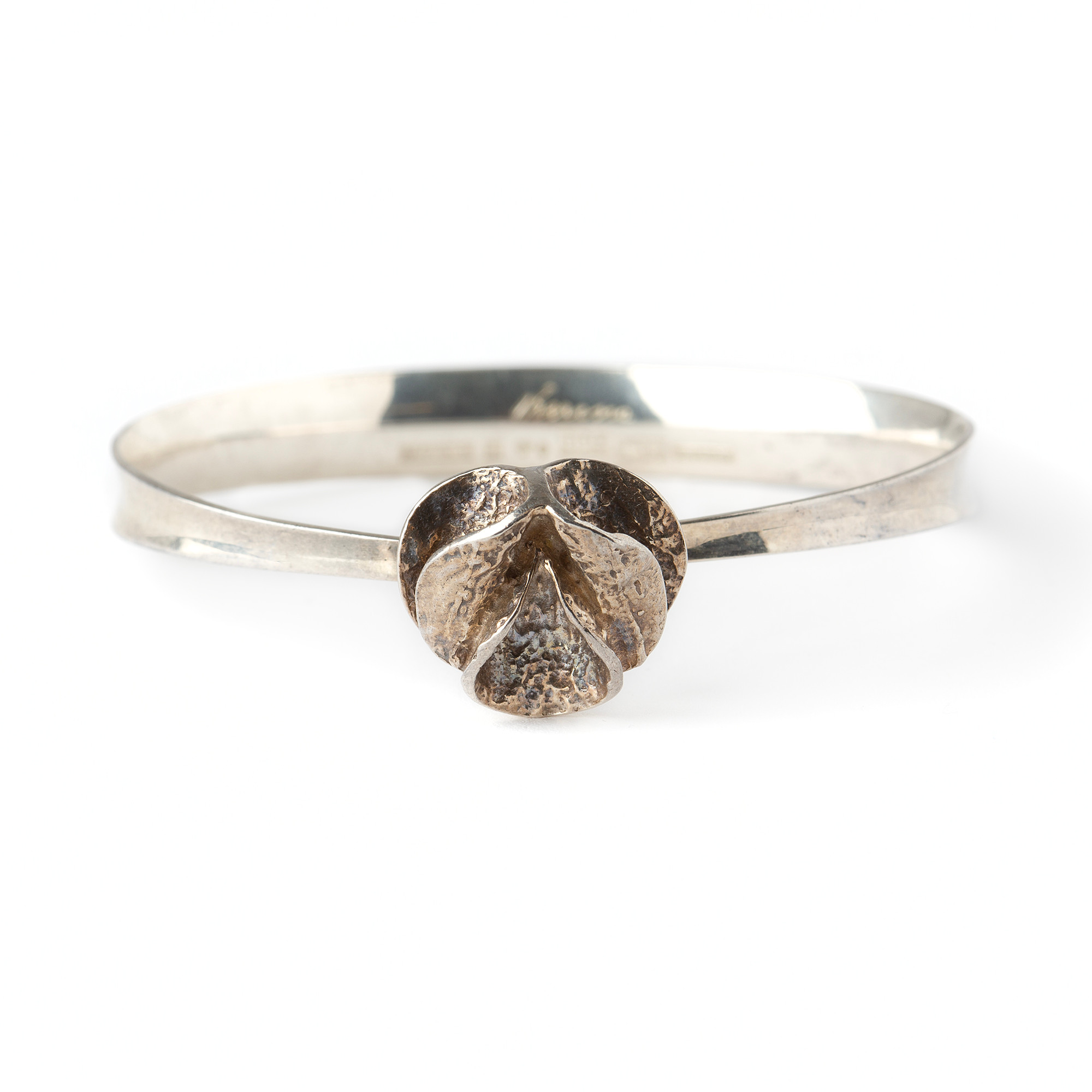 THERESIA HVORSLEV, armring, sterlingsilver, MEMA, Lidköping, 1977.