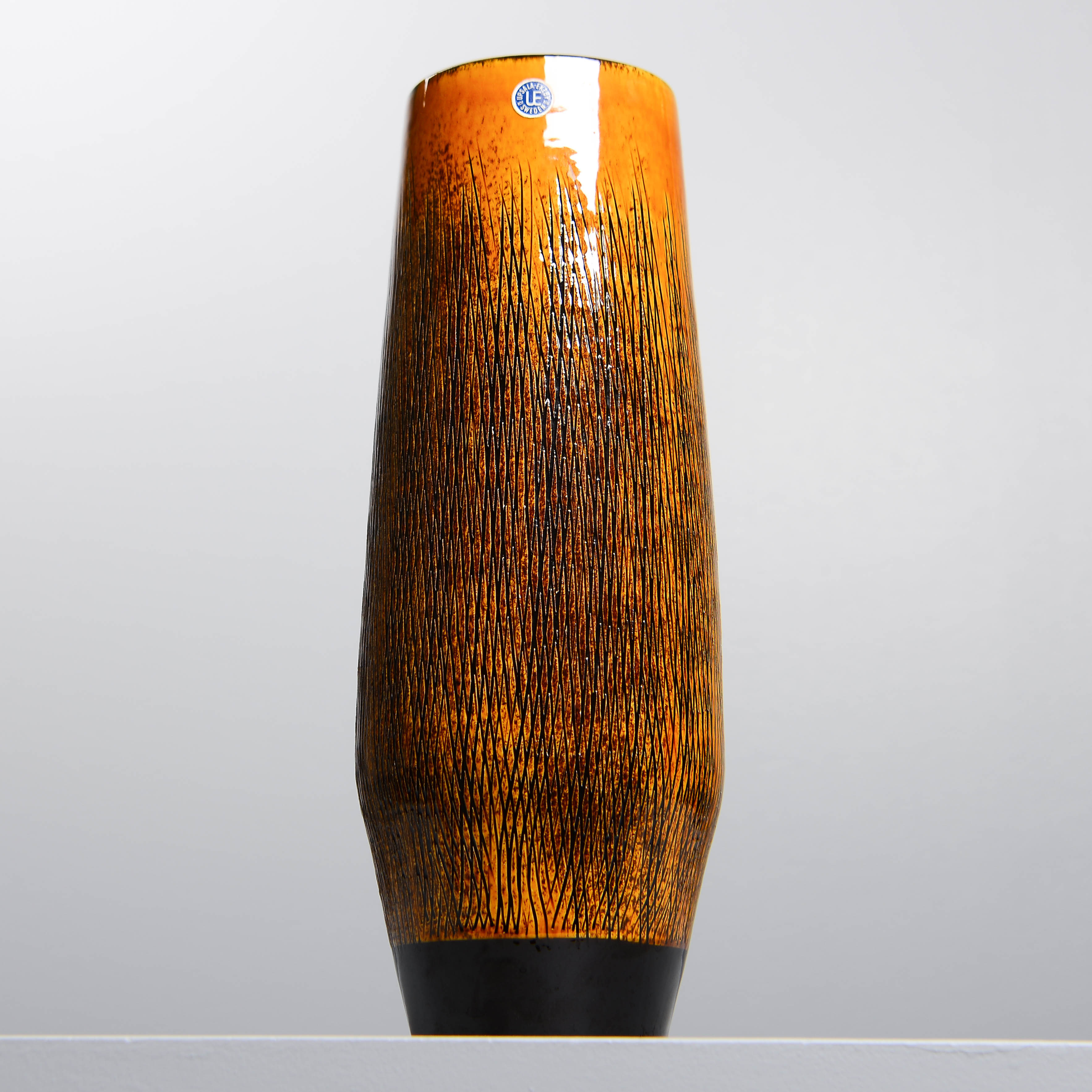 INGRID ATTERBERG. "Fiamma", vas, modell 2612, Upsala-Ekeby, 1961-64.