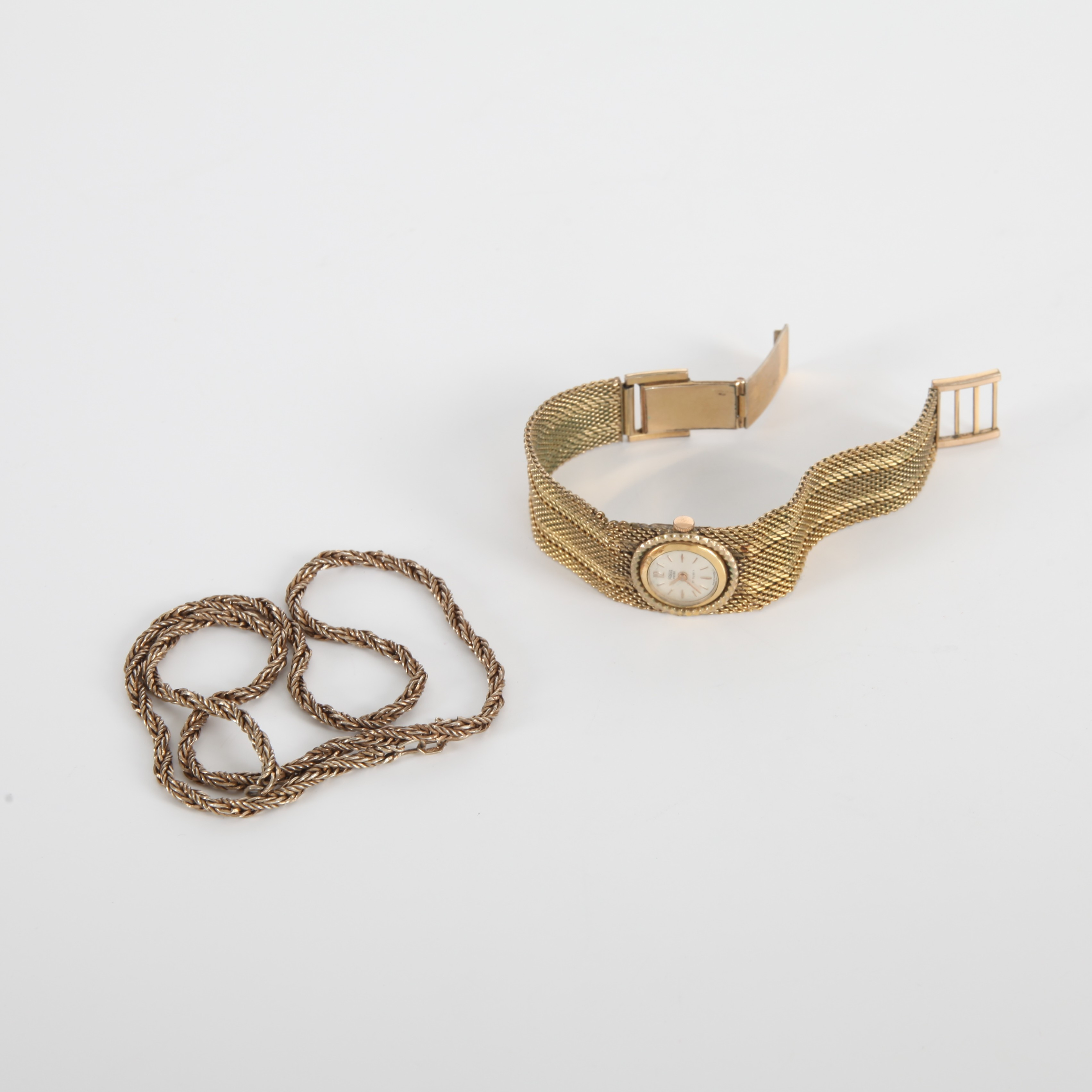 ARMBANDSUR Potens Prima och halsband, Förgyllda, 1900-tal.