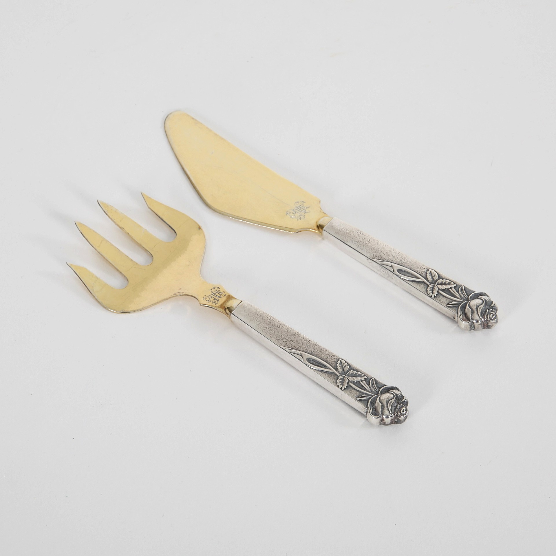 SILVERSET MED FÖRGYLLNING, Åbo, Finland, 1957-58.