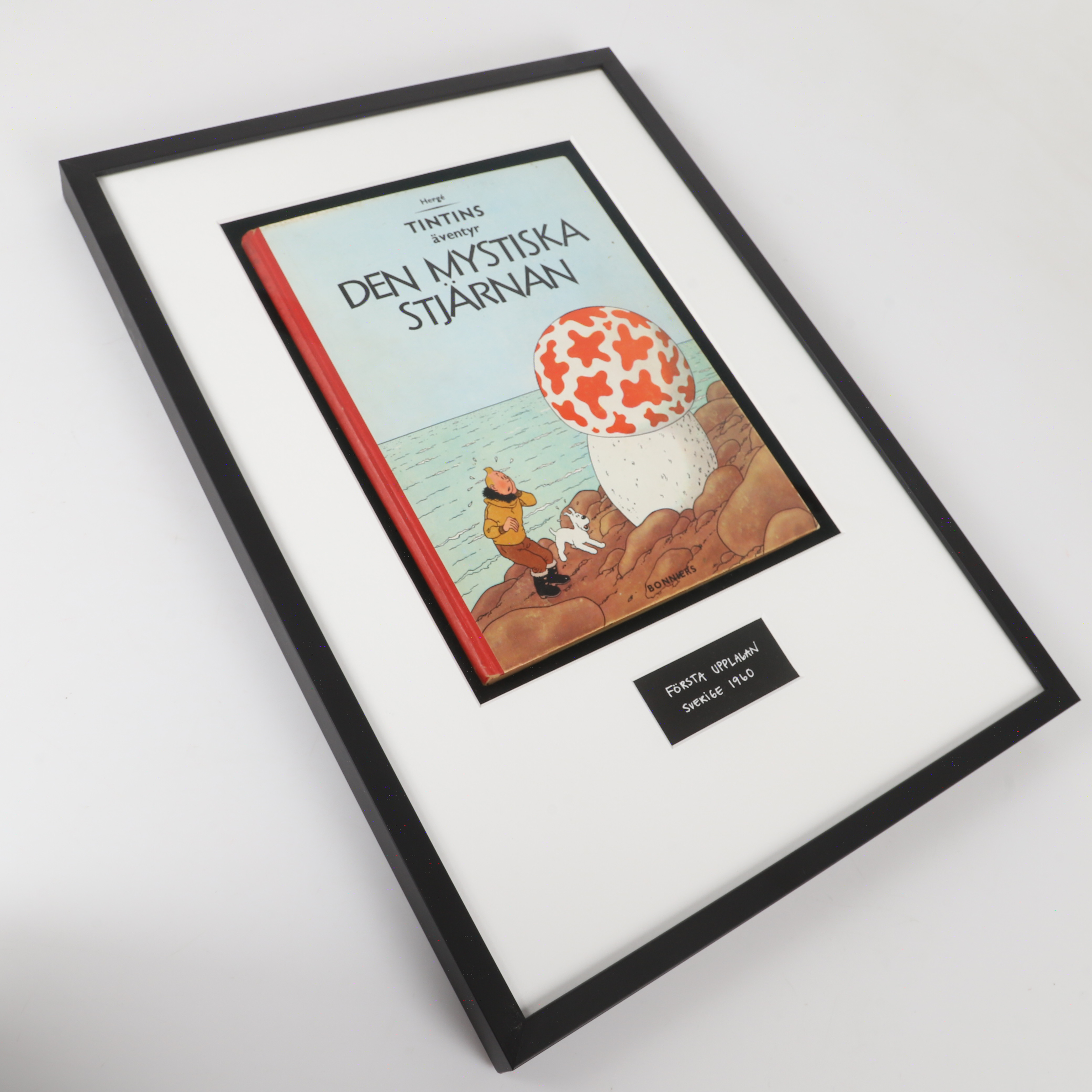 TINTIN, Seriealbum, "Den mystiska stjärnan", första upplagan, Hergé, Sverige, 1960.