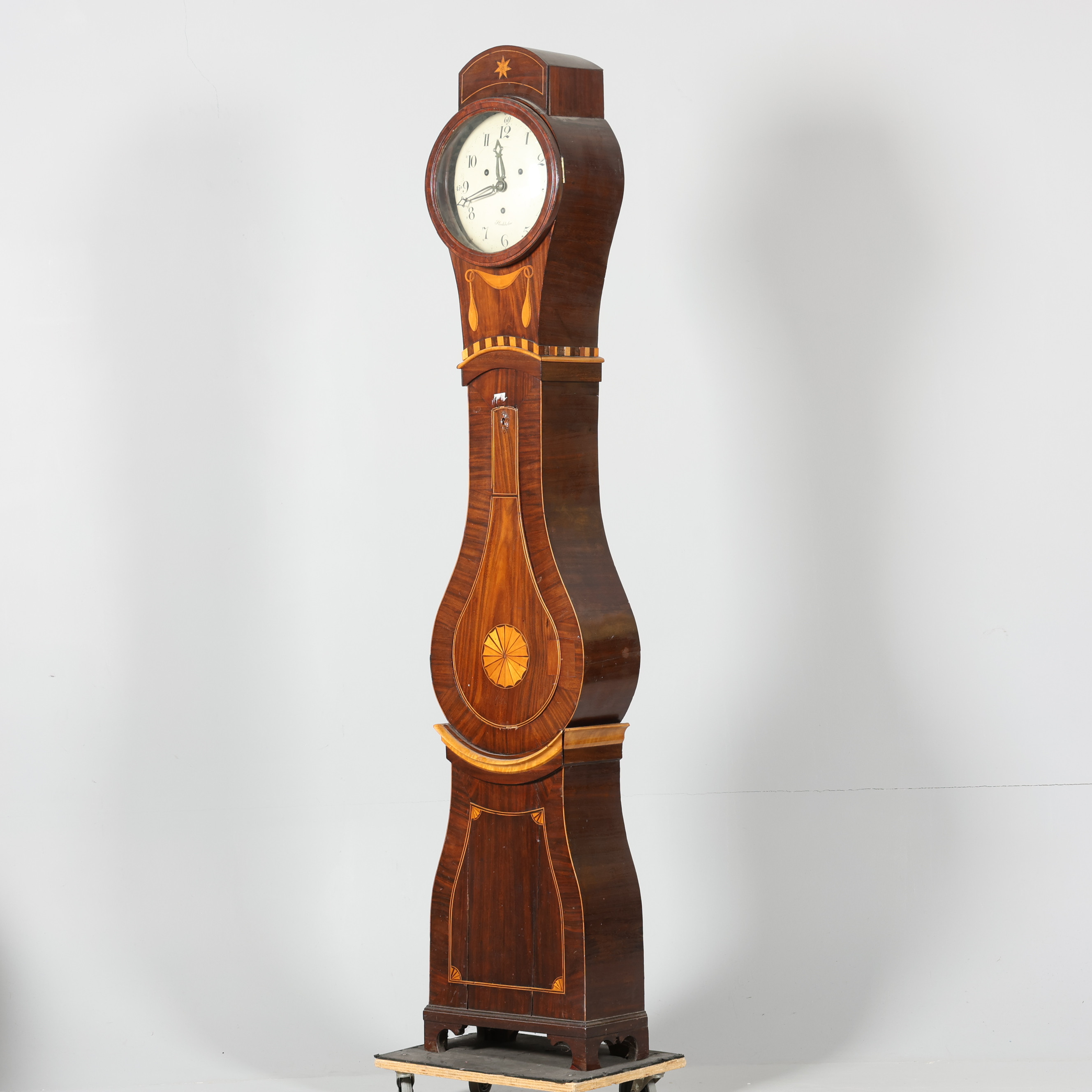 GOLVUR, 18/1900-tal, intarsia.