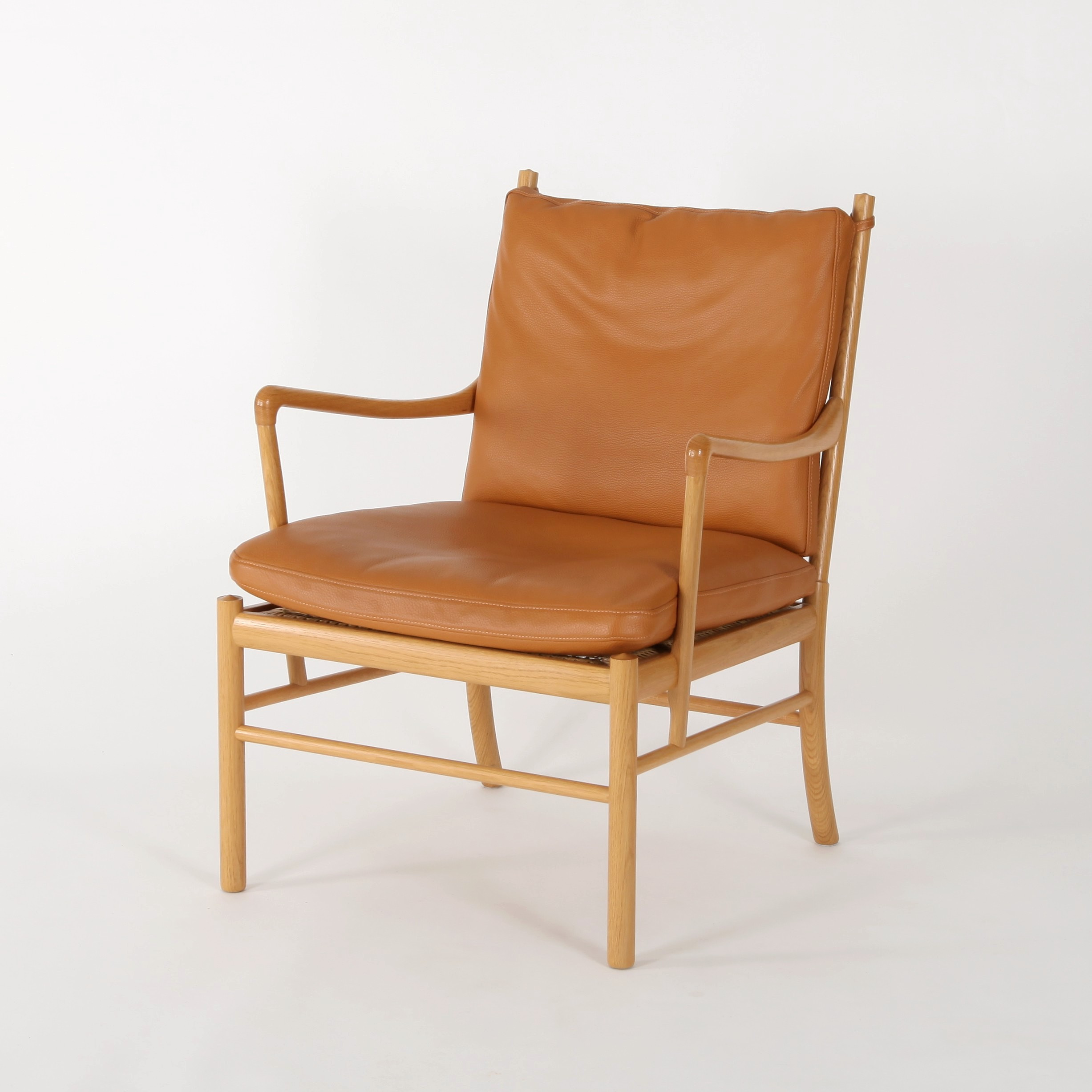 OLE WANSCHER. 1903-1985. Fåtölj, "Colonial Chair", Carl Hansen & Søn.