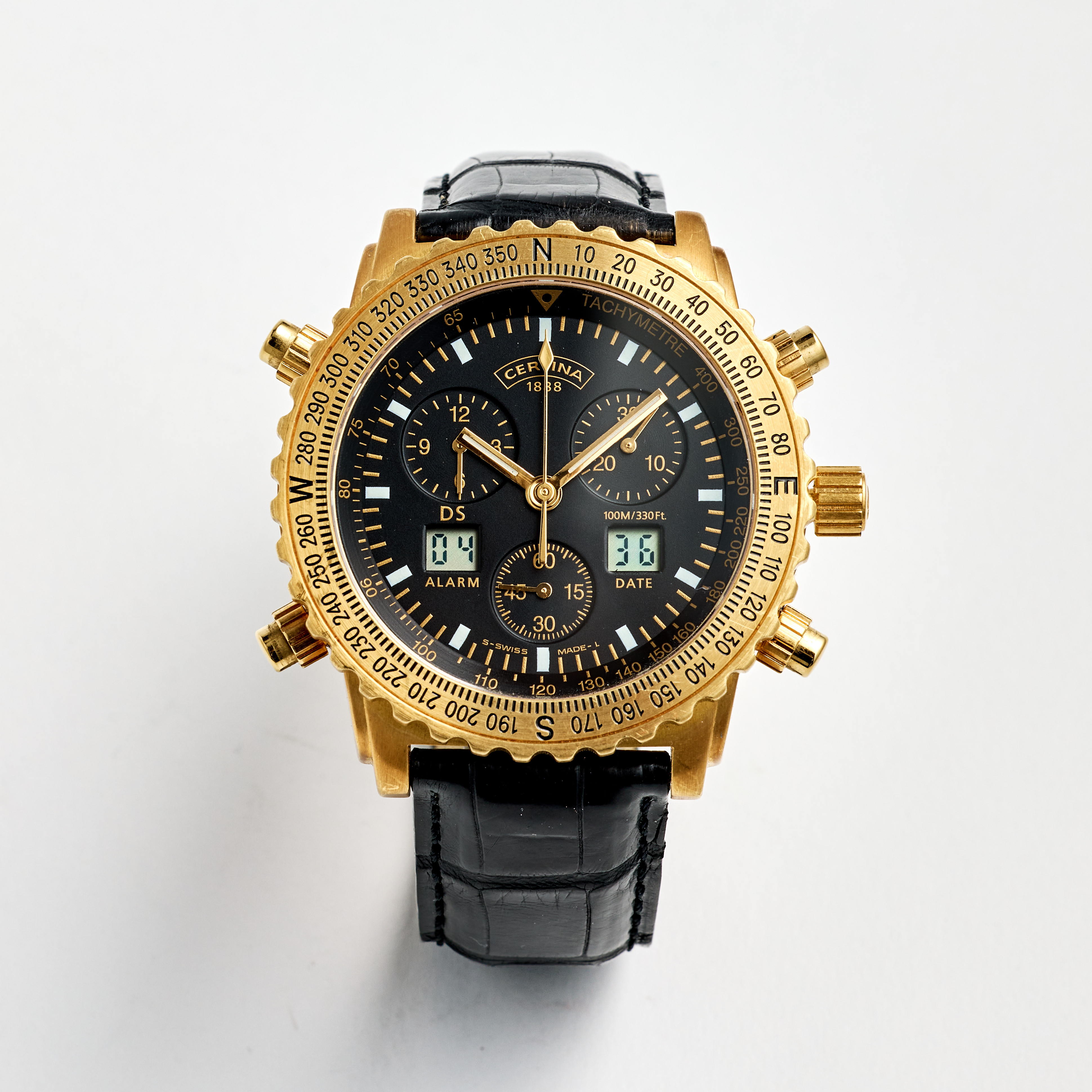 CERTINA, DS, Cascadeur, armbandsur, 41 mm, 18K guld, ca 1995.