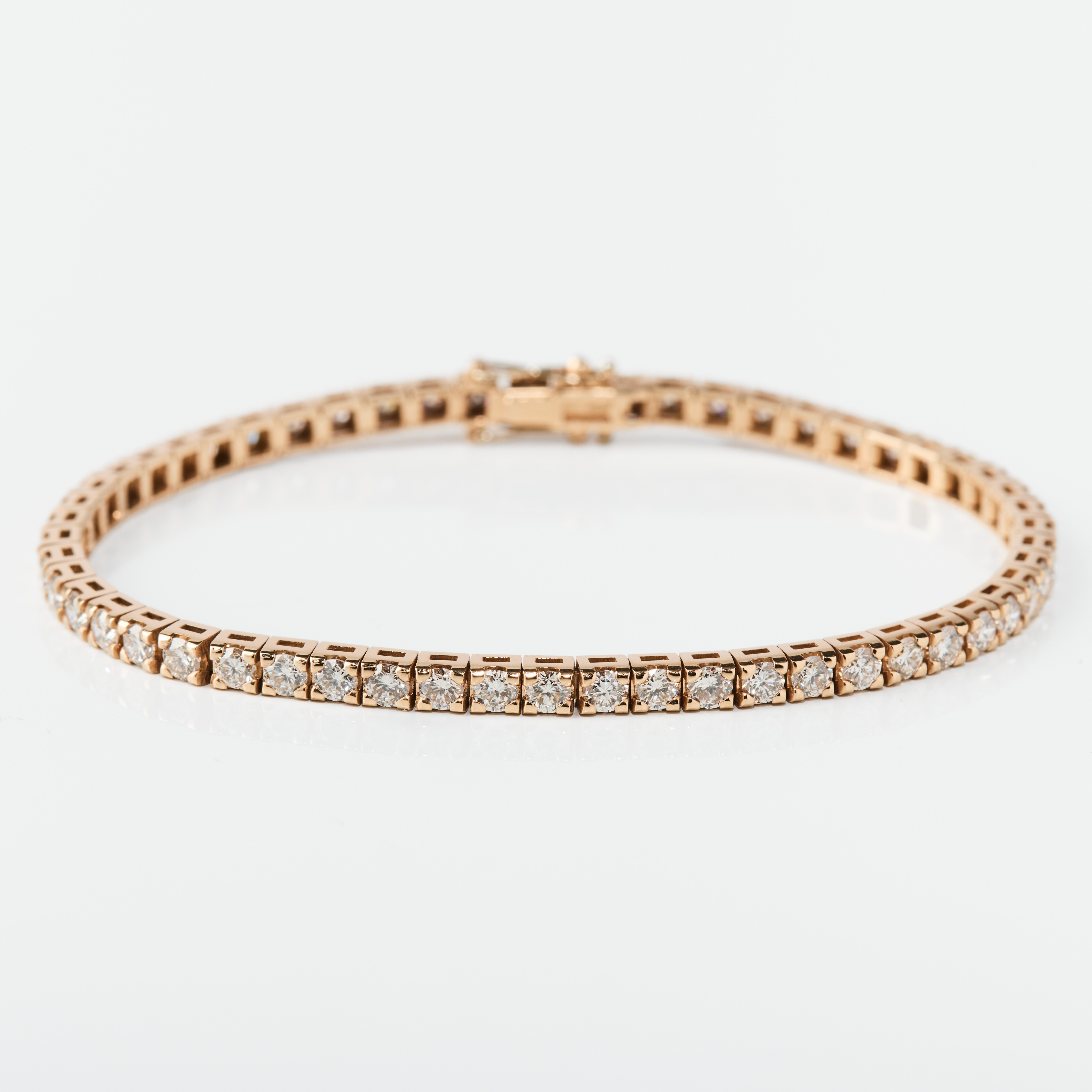 ARMBAND, 18K roséguld med diamanter.