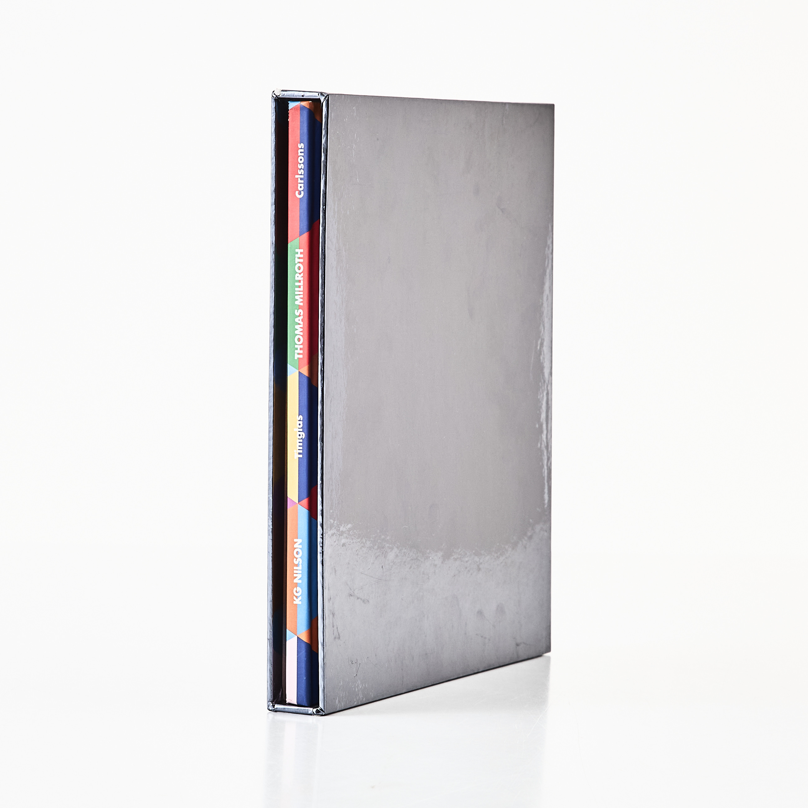 K G  NILSON. Komposition- gouache -och bibliofil upplaga av boken "Timglas", nr 10/25.