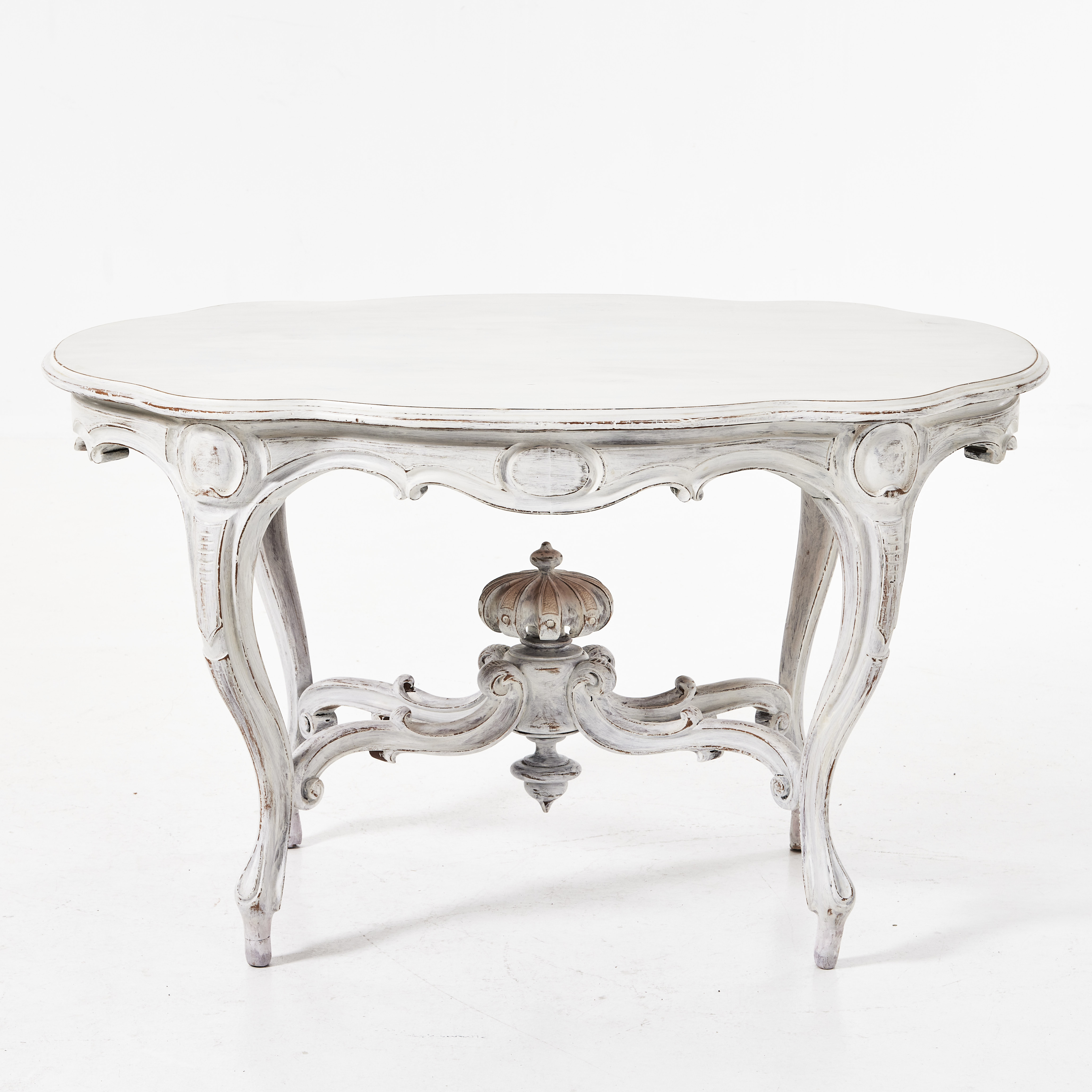 SALONGSBORD, nyrokoko, 1800-talets tredje kvartal, bemålat.