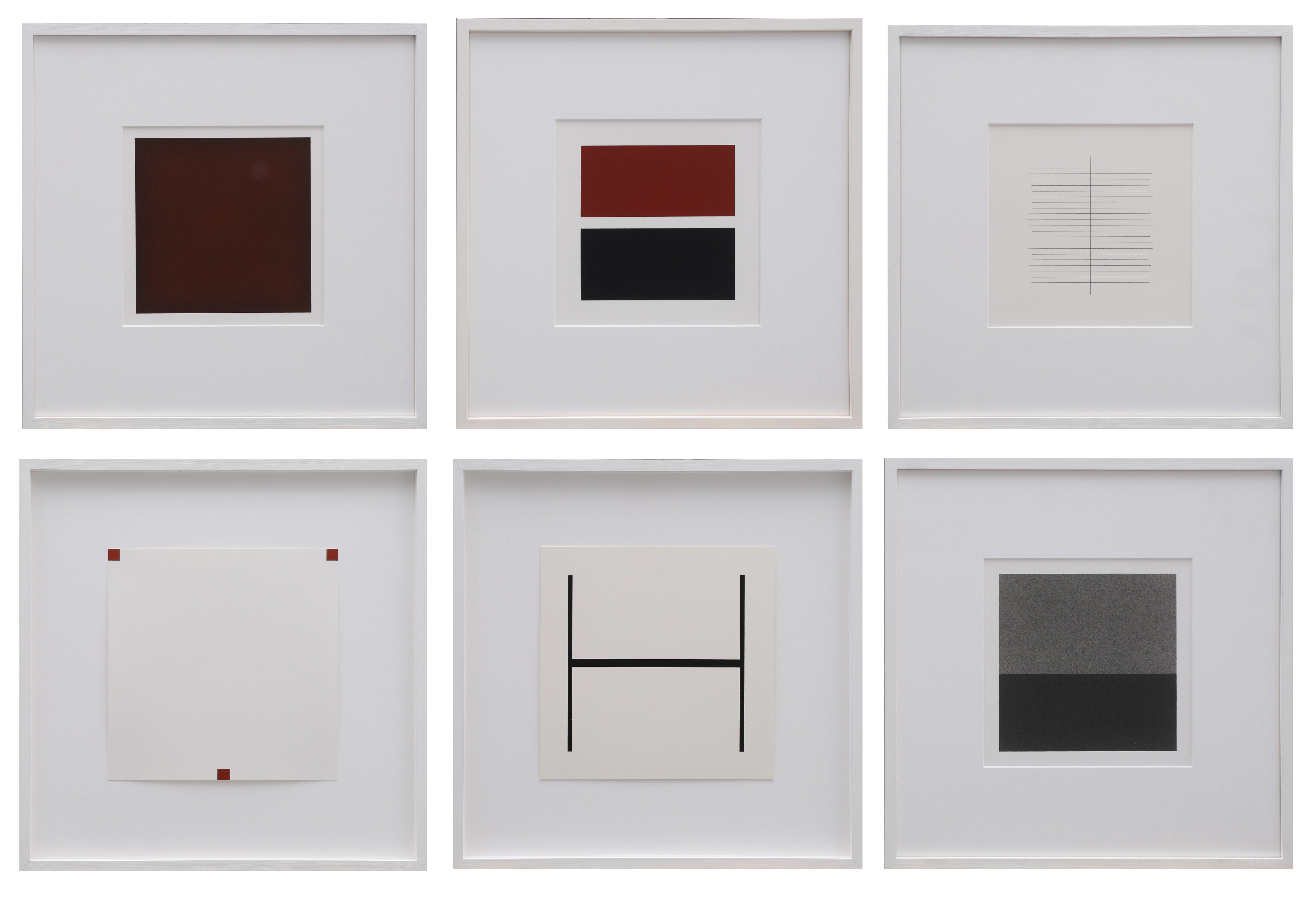 HÅKAN  BENGTSSON. BLANDTEKNIK, 6 ST, SIGNERADE OCH DATERADE 2007-2013.