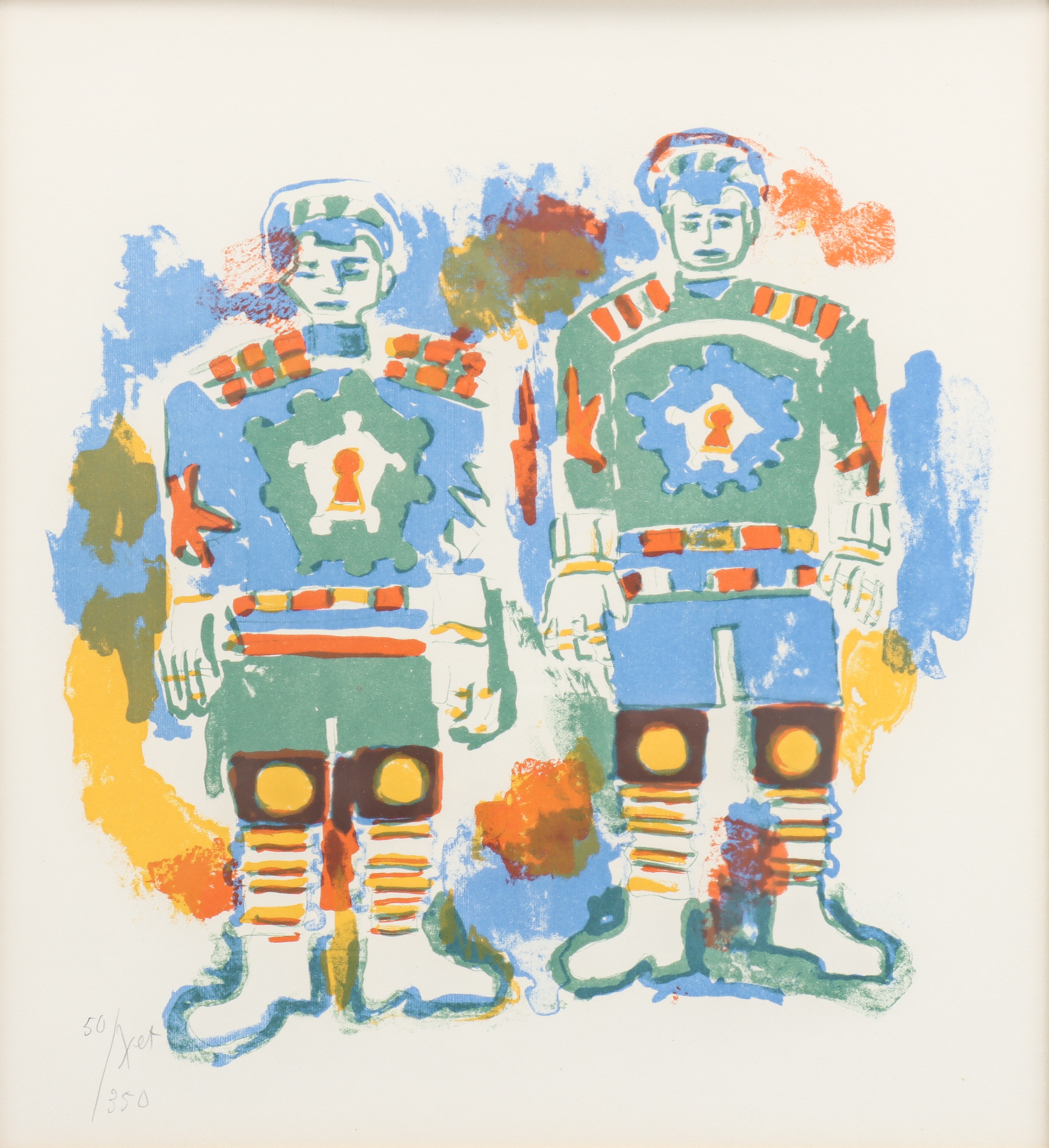 SVEN X:ET ERIXSON. Litografi 50/350, signerad.