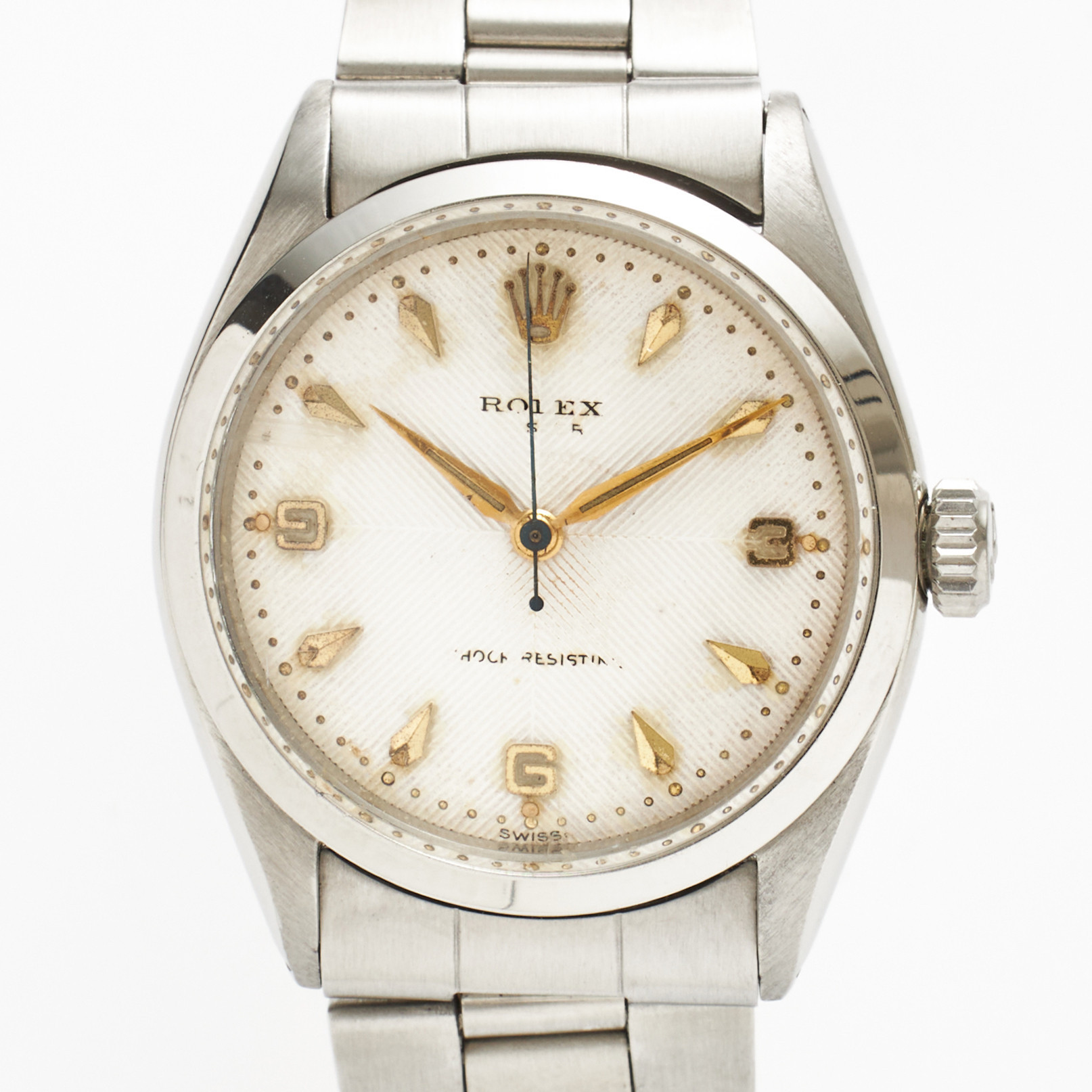 ROLEX, Oyster, armbandsur, 34 mm, stål, ca 1955.