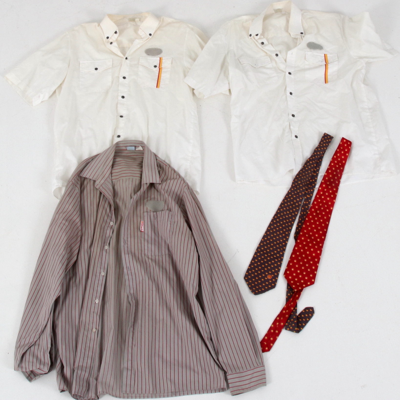 SKJORTOR och SLIPSAR, 5 delar Shell 1970/80-tal.