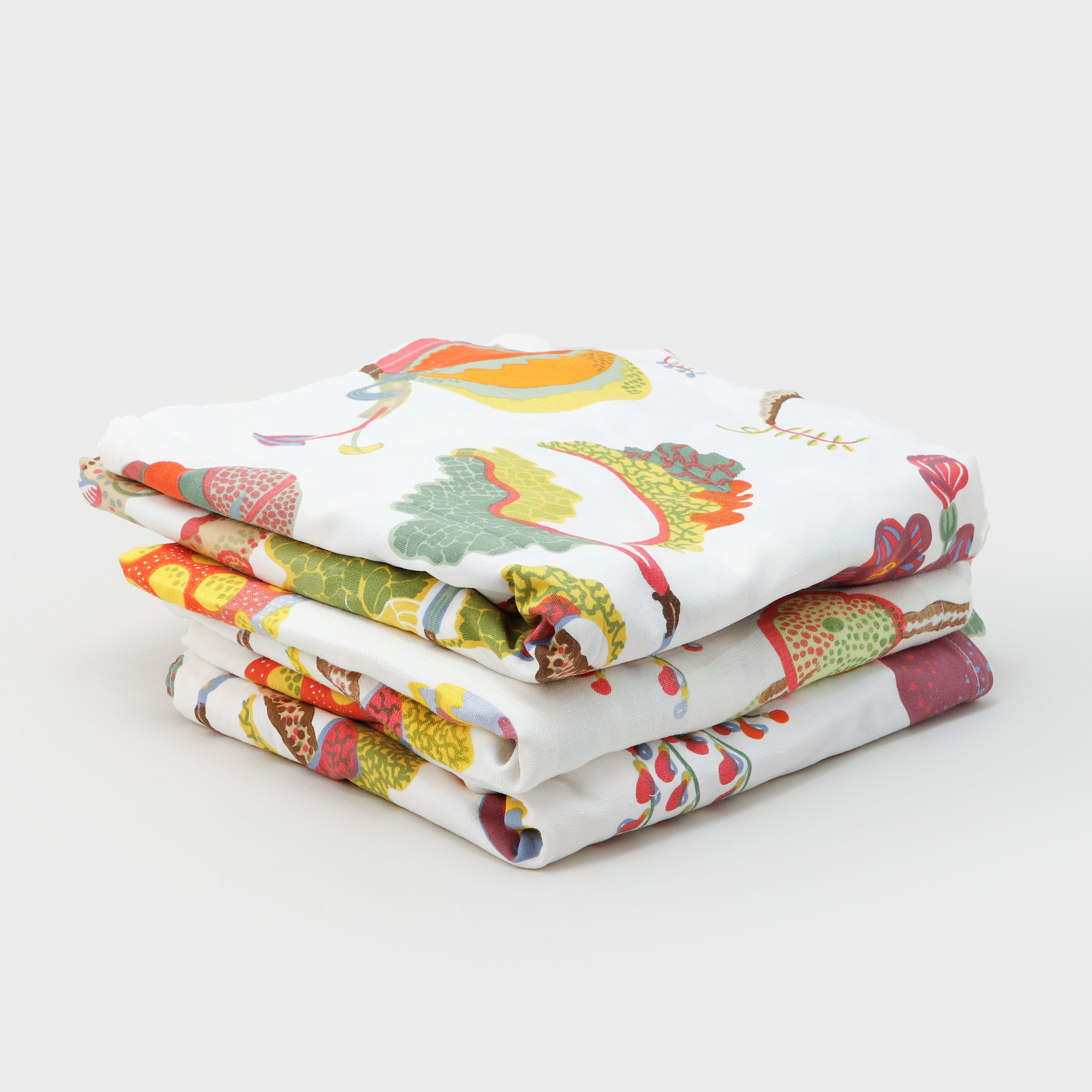 JOSEF FRANK. Gardinlängder, 3 st, "Vegetable Tree", Svenskt Tenn.