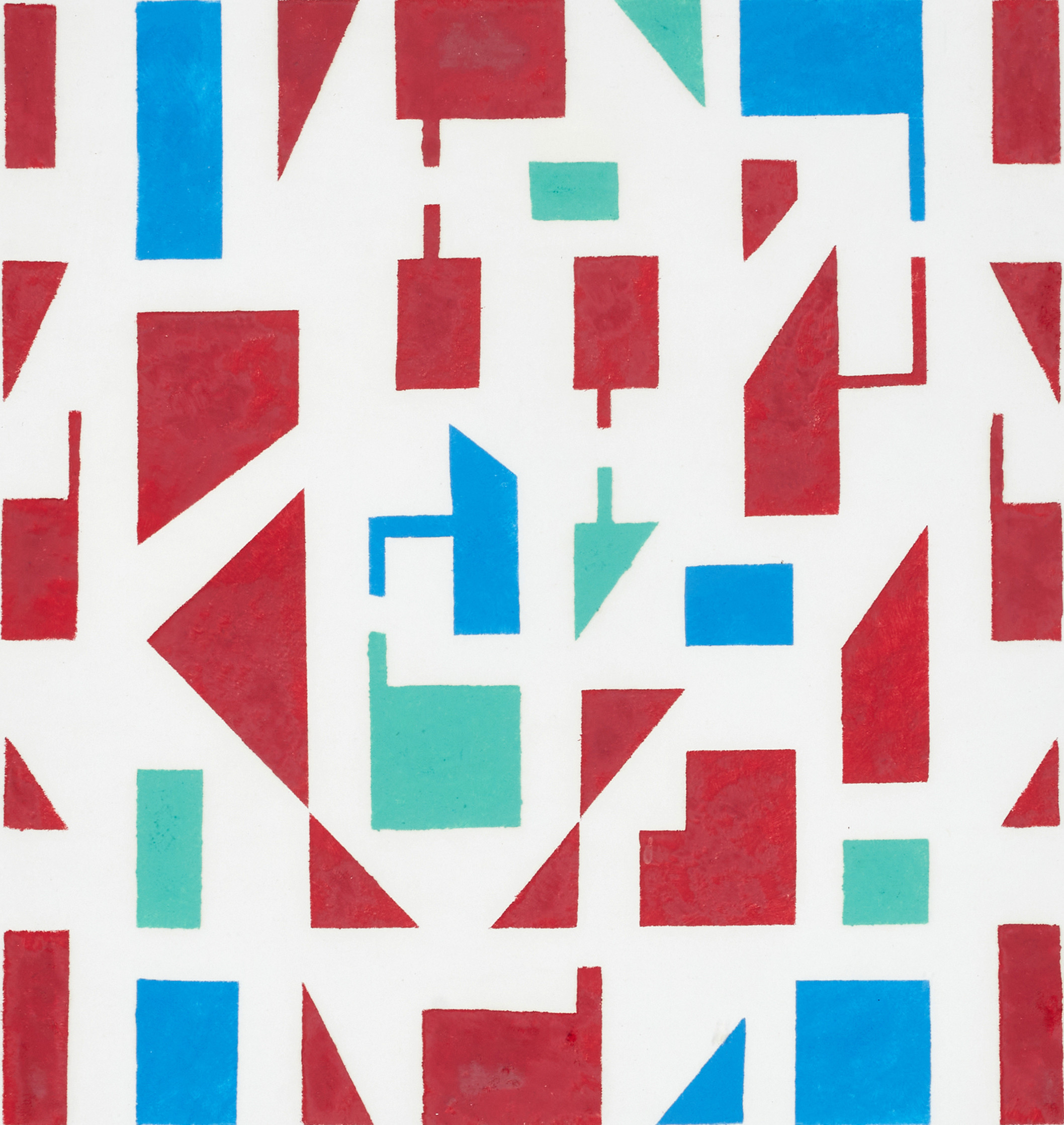 LAILA PRYTZ (1907-1982), "Mosaik", signerad och numrerad 16/20, pochoir.