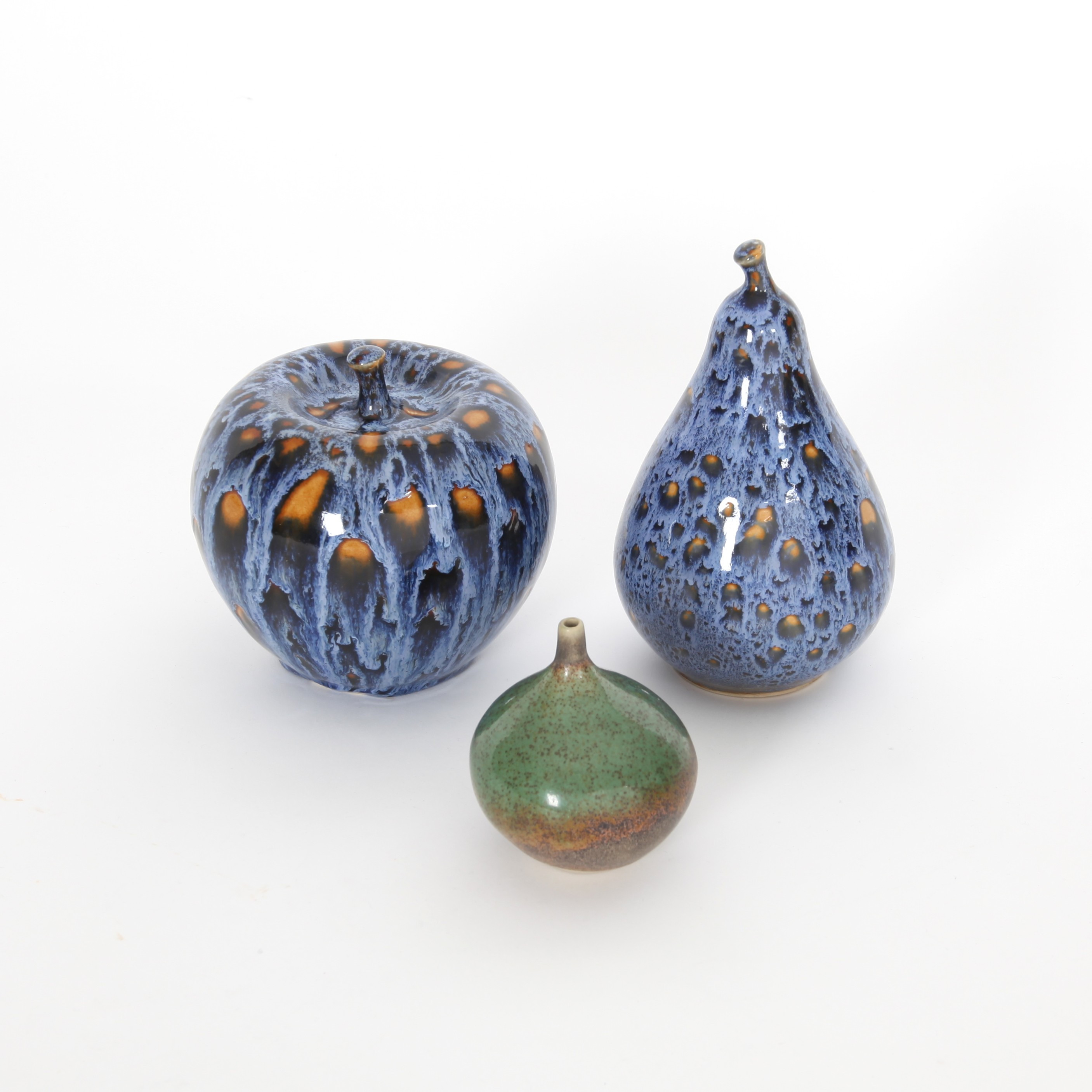 GLASERAT STENGODS, 3 delar, Gunnar Andersson samt Åke Holm.