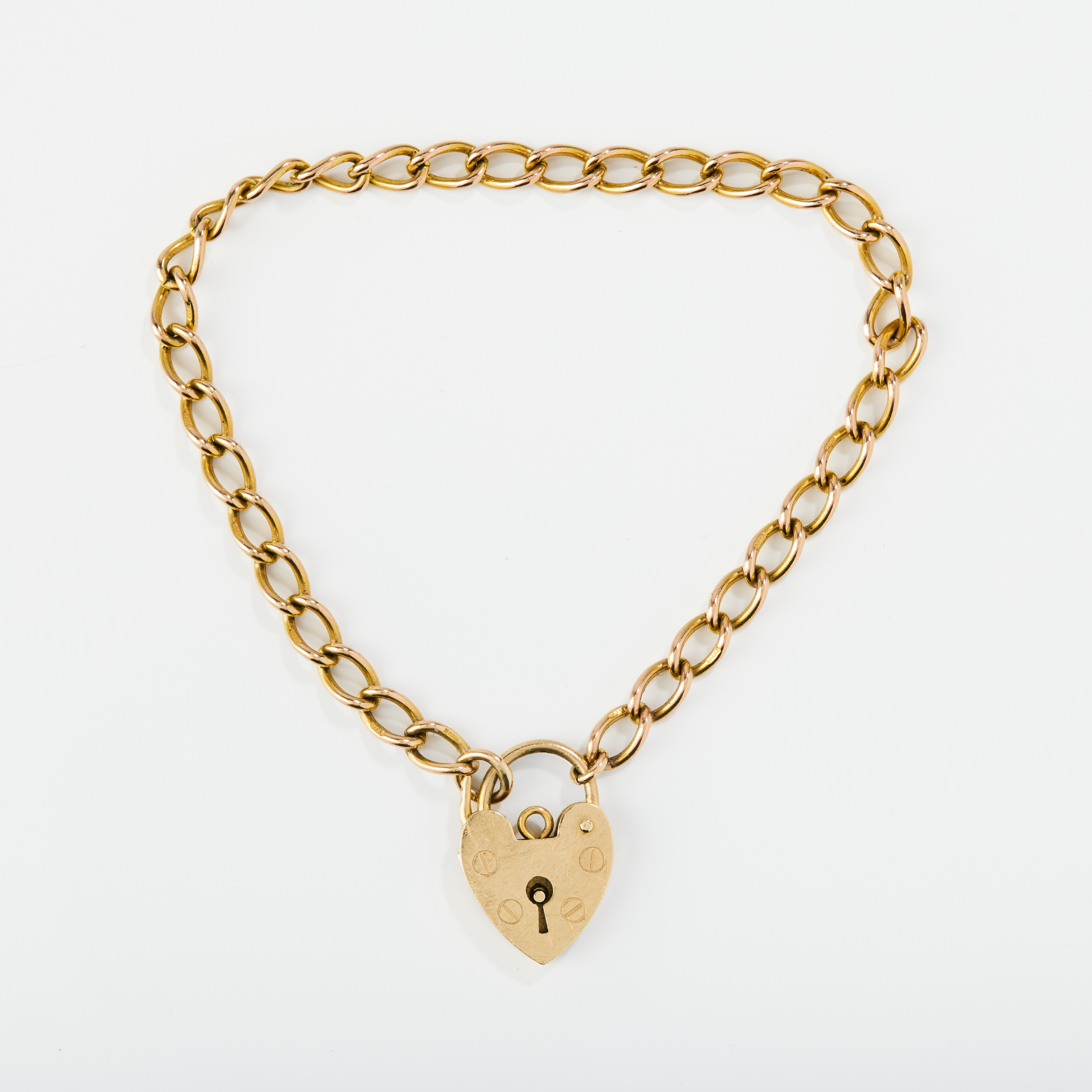 ARMBAND, 9K guld, London 1970.