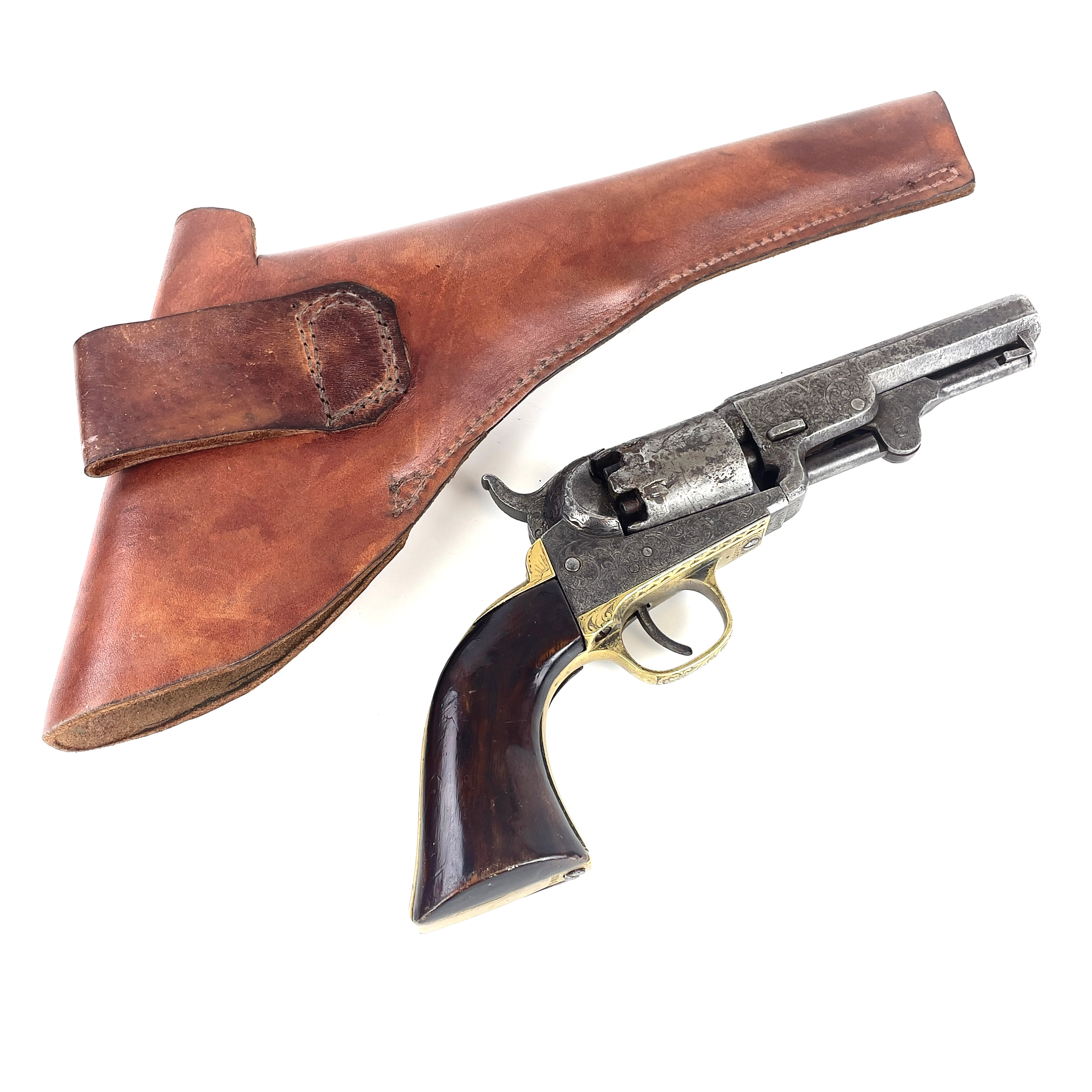 SLAGLÅSREVOLVER, amerikansk, Colt 1849 Pocket, no. 148673, tillverkad 1858, graverad.